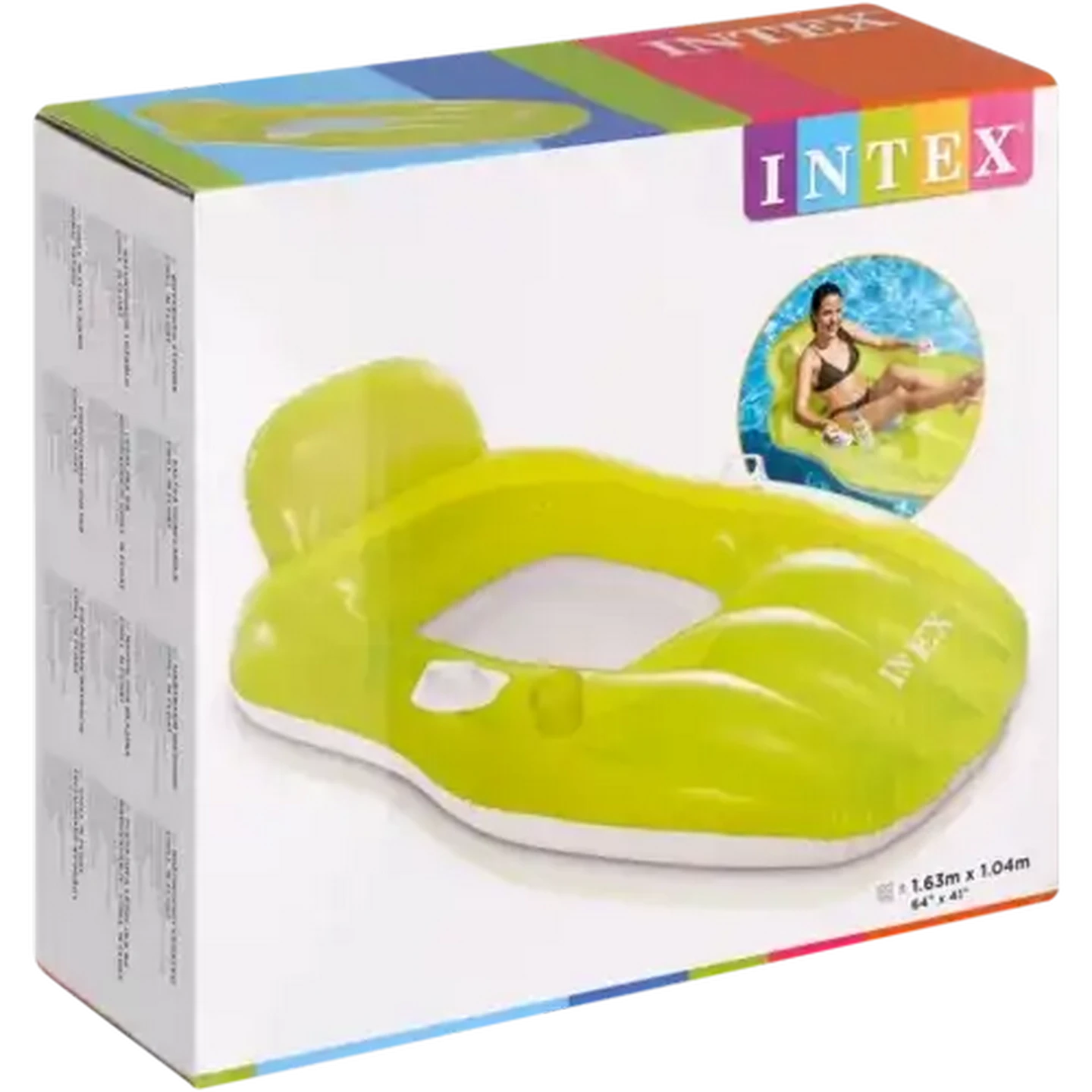 Image of Intex Chill 'N Float Pool Lounger 163 x 104cm