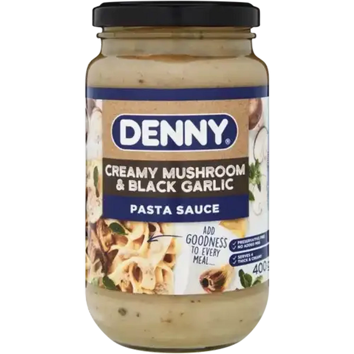 Checkers Sixty60 | DENNY Creamy Mushroom & Black Garlic Pasta