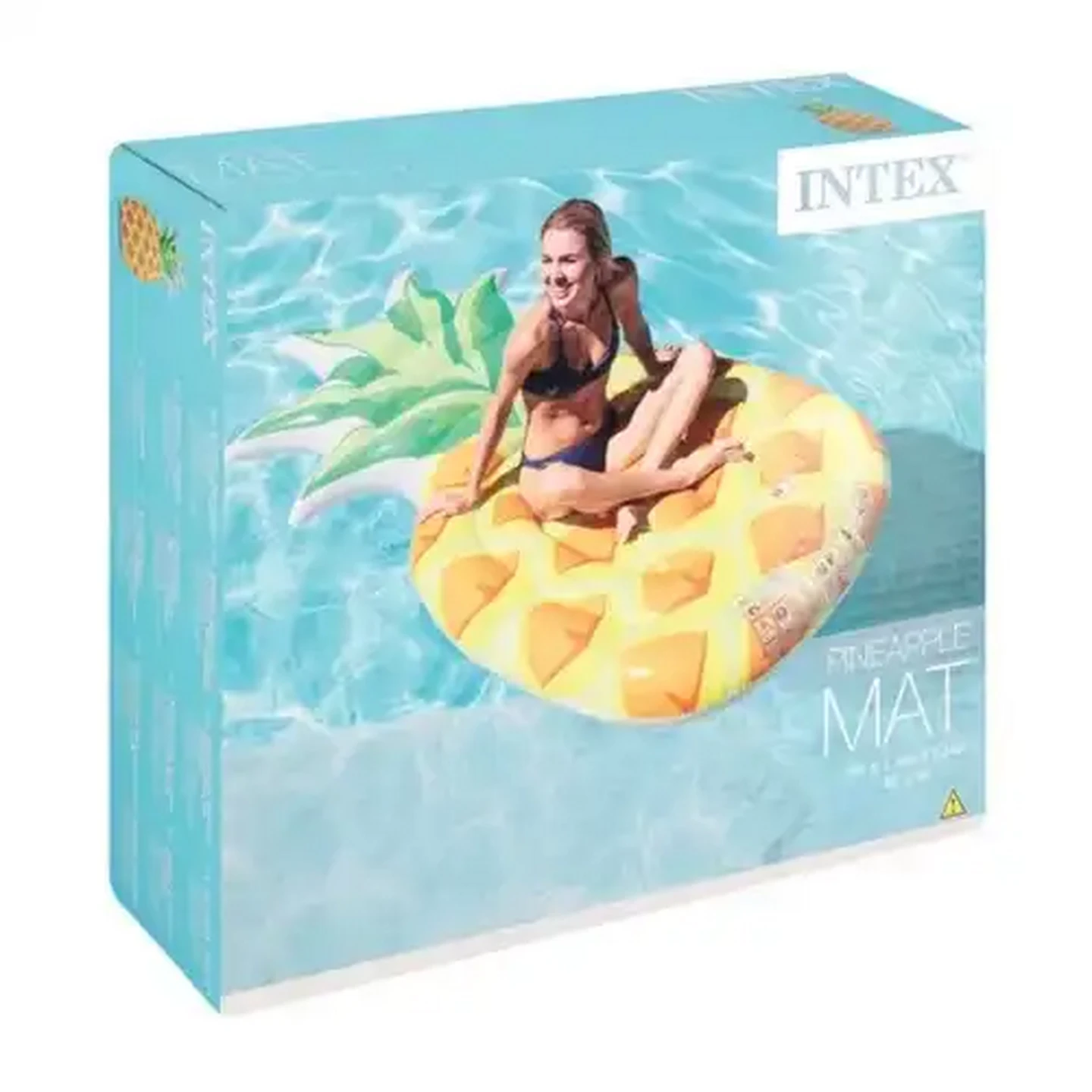 Image of Intex Yellow Pineapple Inflatable Mat 2.16 x 1.24m