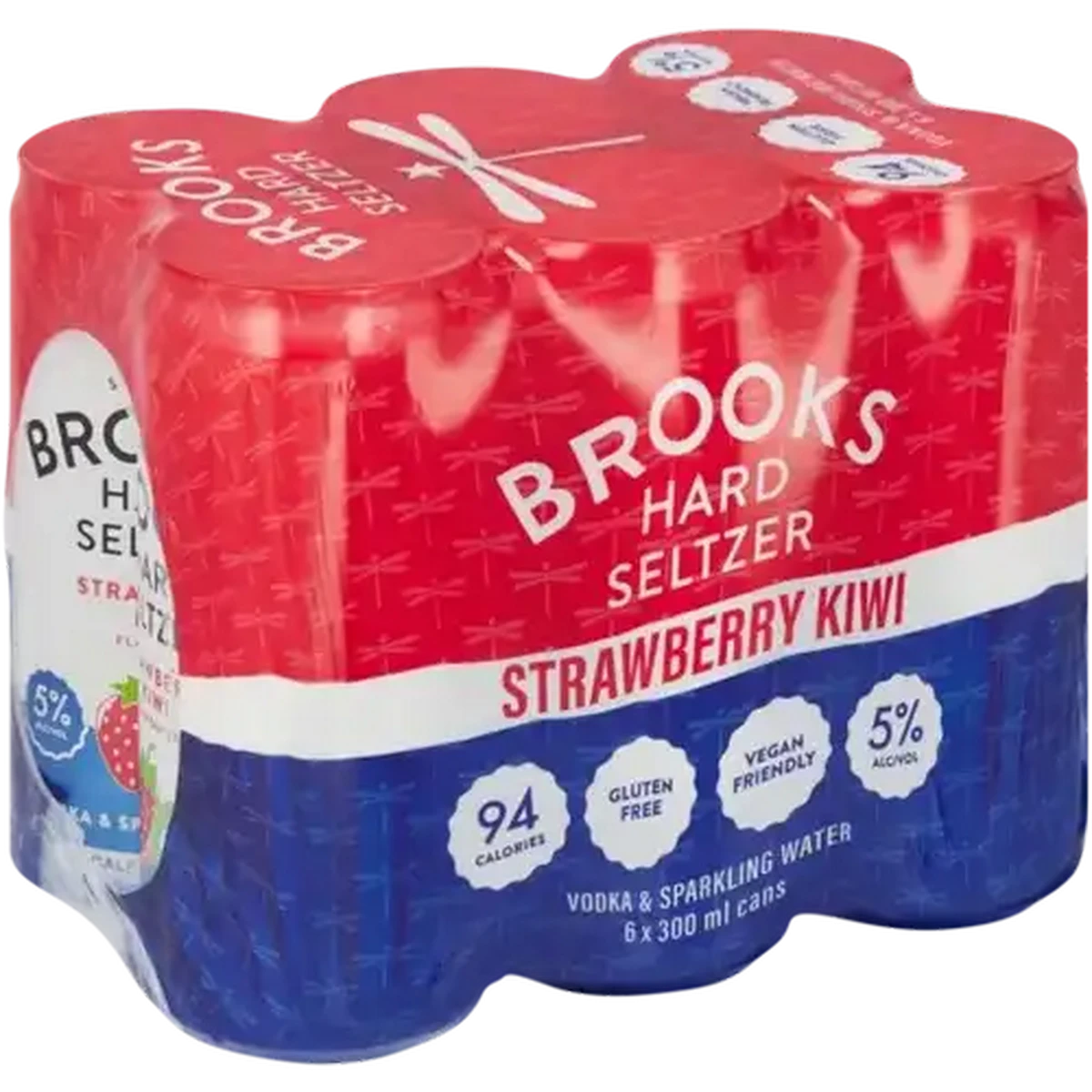 Checkers Sixty60 | Brooks Strawberry Kiwi Flavoured Hard Seltzer