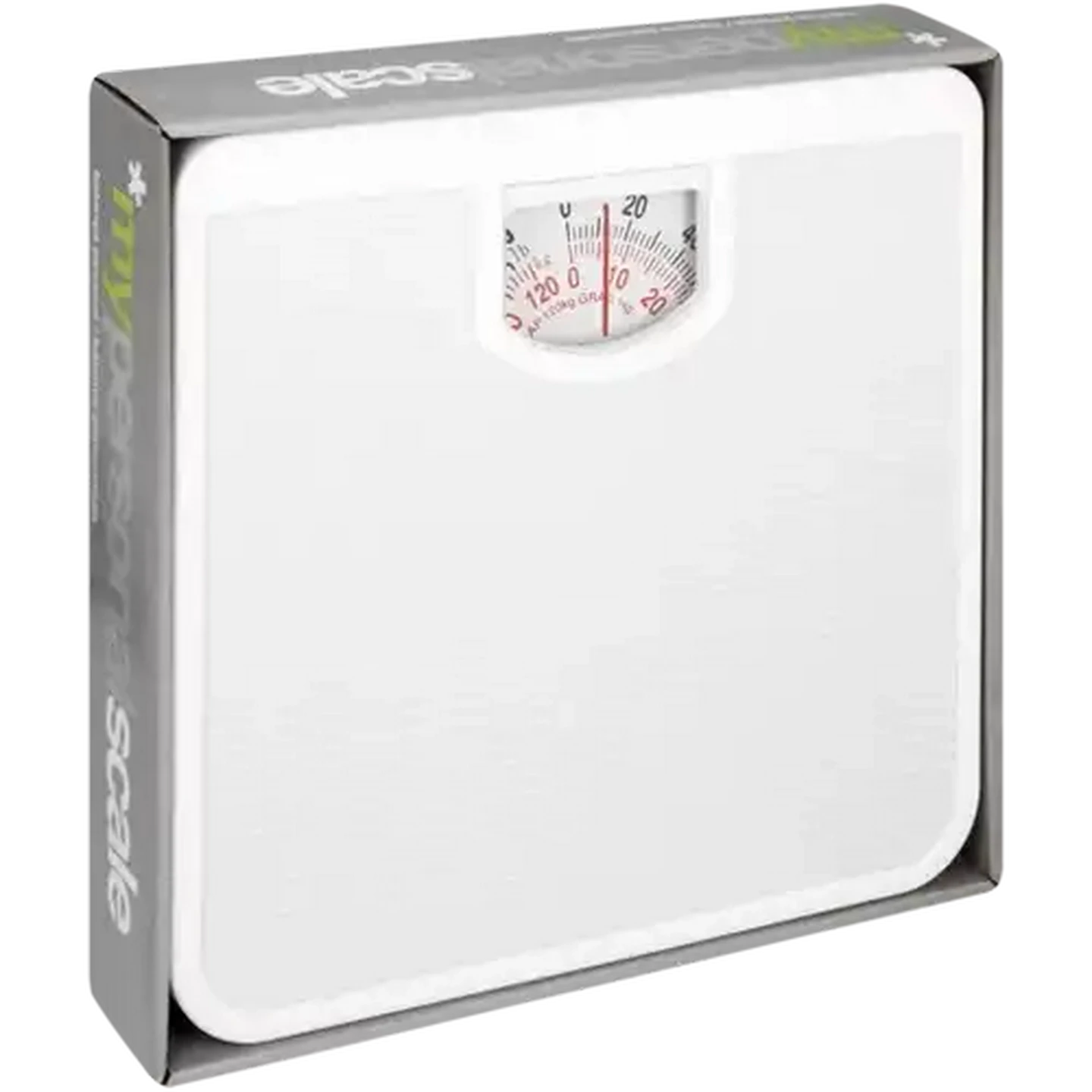 Image of My Personal Scale White & Grey Mechanical Bathroom Scale