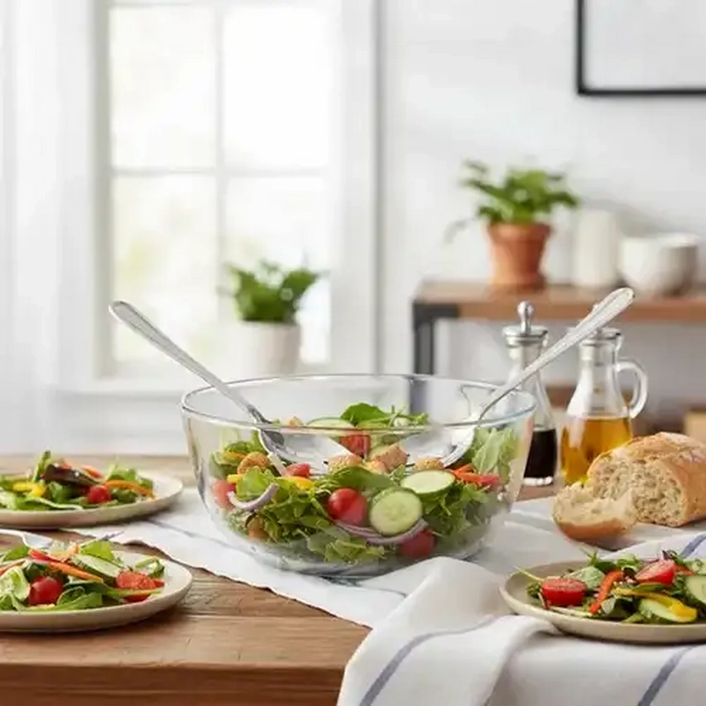 Image of Sequence Salad Servers Set 2-Piece