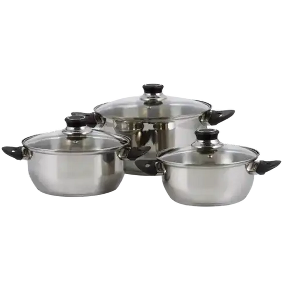Checkers Sixty60 | Majoré Silver Stainless Steel Cookware Set 6-Piece