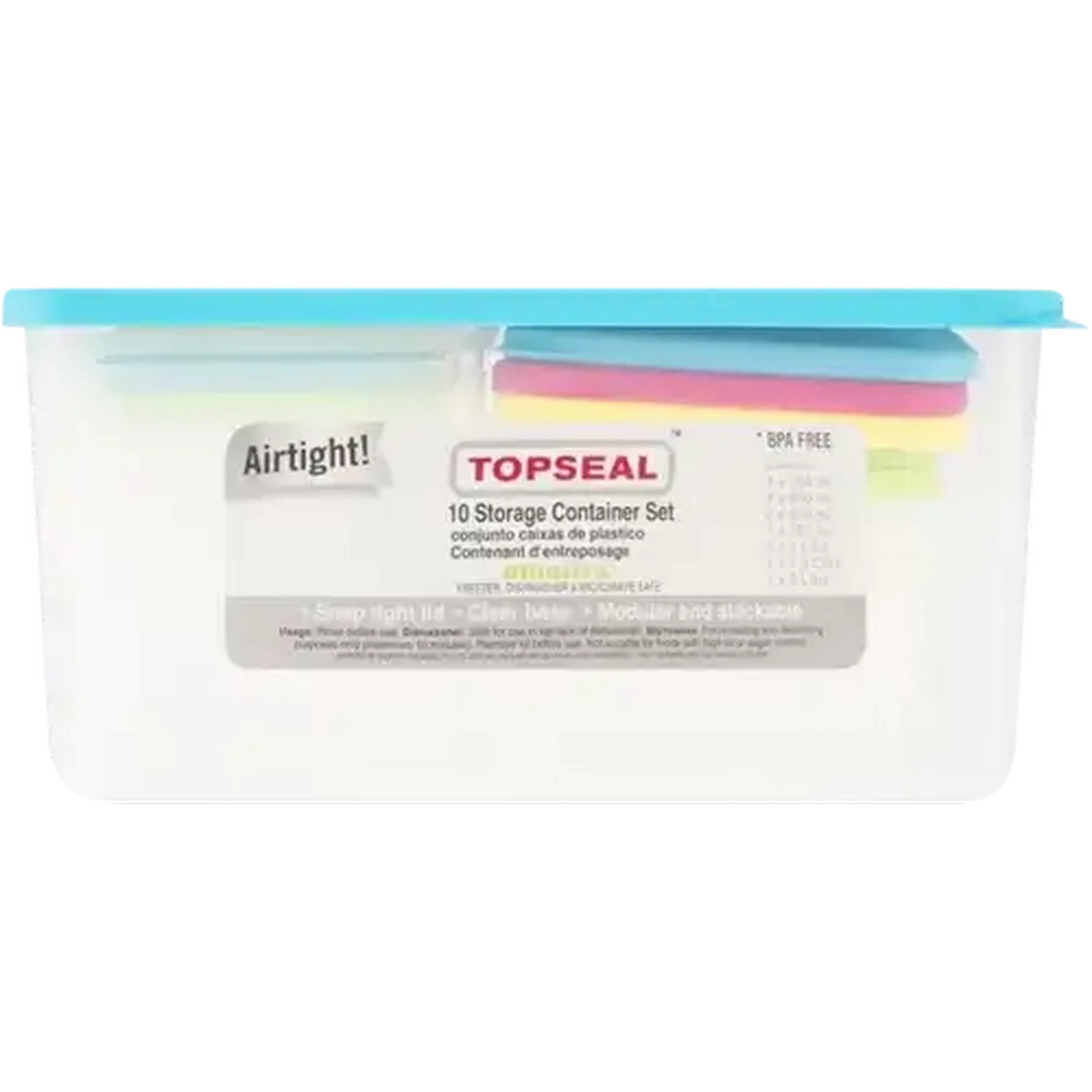 Checkers Sixty60 | Topseal Bright Food Storage Containers 10 Piece