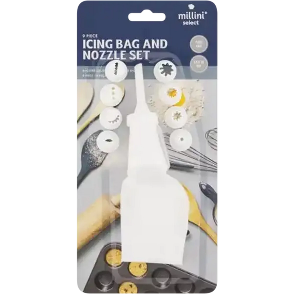 Checkers Sixty60 | Millini Plastic Icing Bag and Nozzle Set 9-Piece