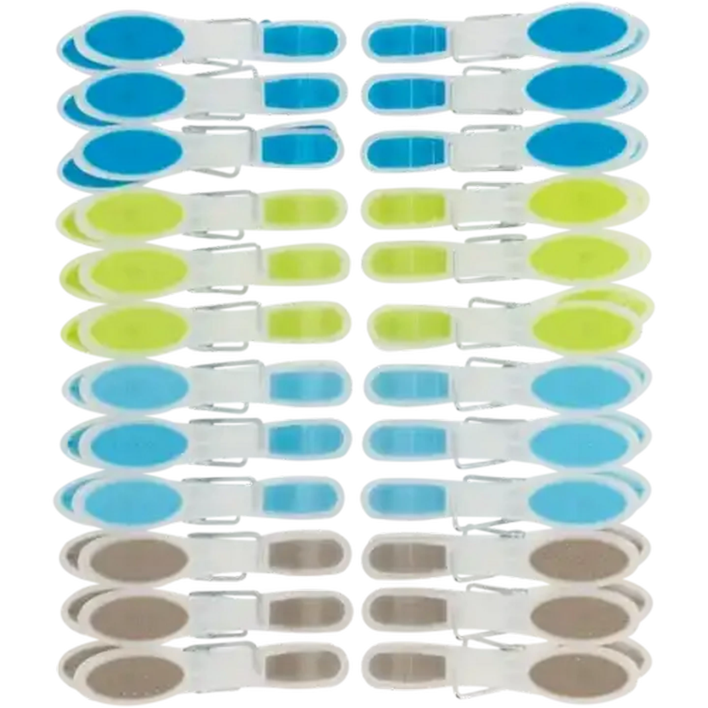 Image of Soft Grip Plastic Clothing Pegs 24 Pack