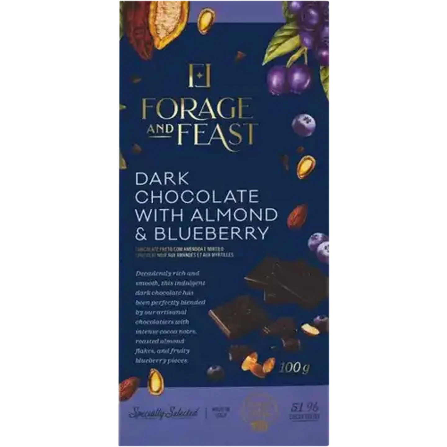 Checkers Sixty60 | Forage And Feast Almond & Blueberry Dark