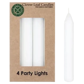 Checkers Sixty60 | Clover Leaf Candles White Dinner Candles 10 Pack