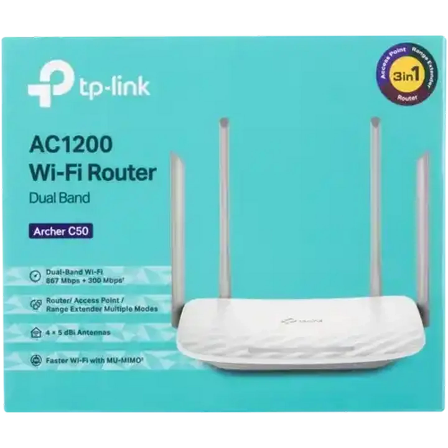 Image of TP-Link Archer C50 V6 Dual-Band Wi-Fi Router