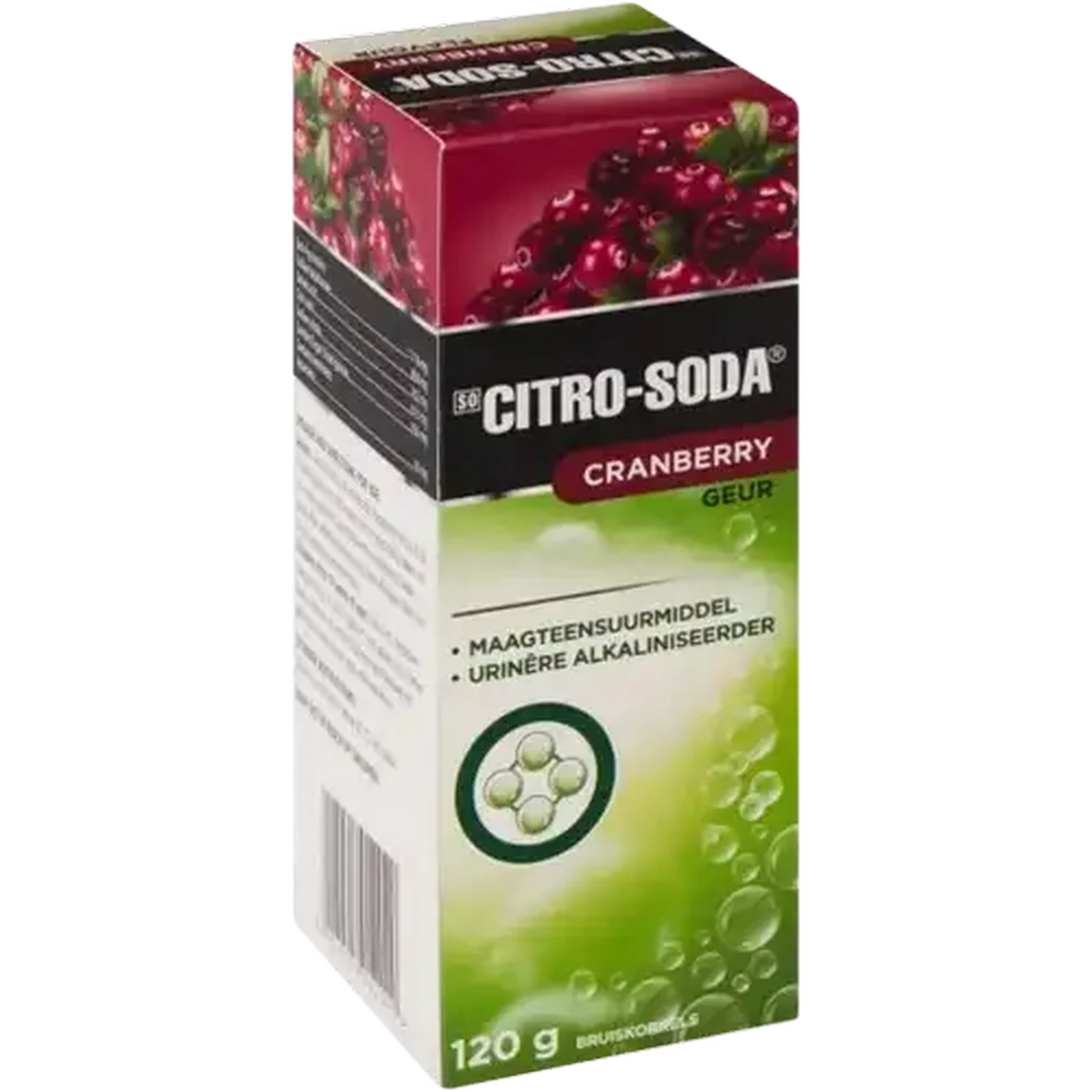 Image of Citro-Soda Cranberry Anti-Acid Effervescent Granules 120g