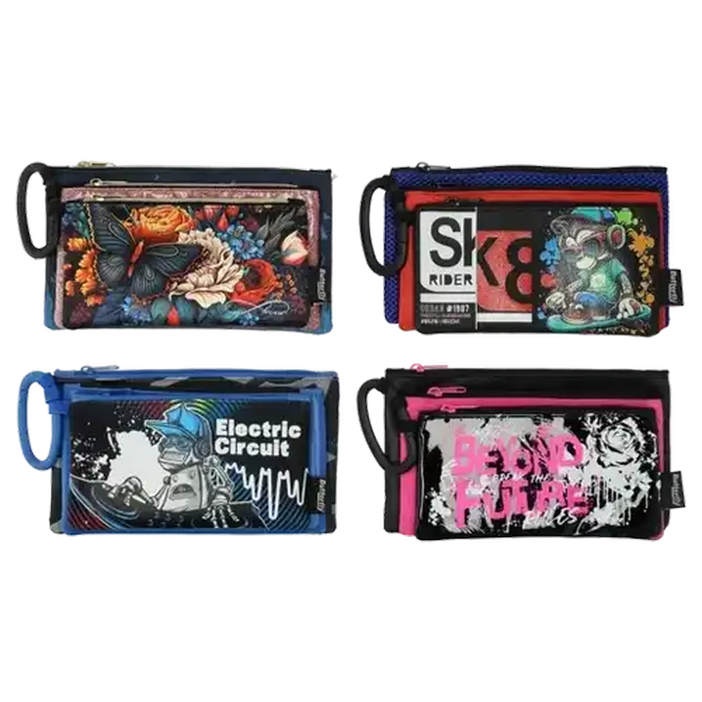 Checkers Sixty60 | Butterfly Triple Luxury Pencil Bag 3 Piece