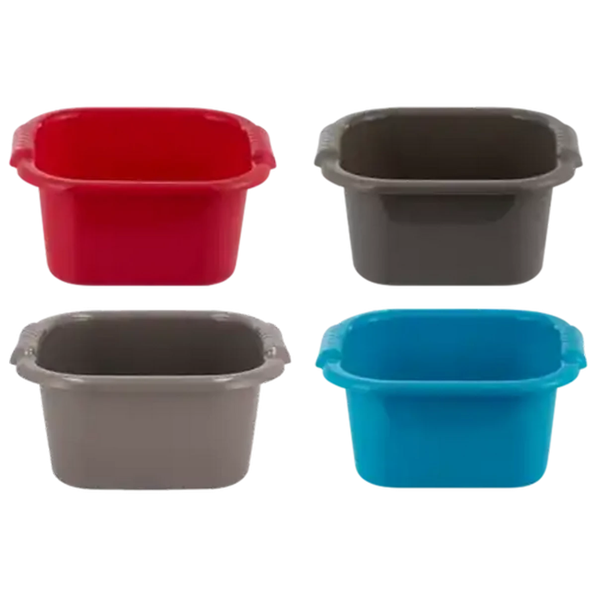 PLASTICANA サボ　サイズ37 Checkers Sixty60 | Pulizia Square Plastic Basin 7L (Colour May Vary)