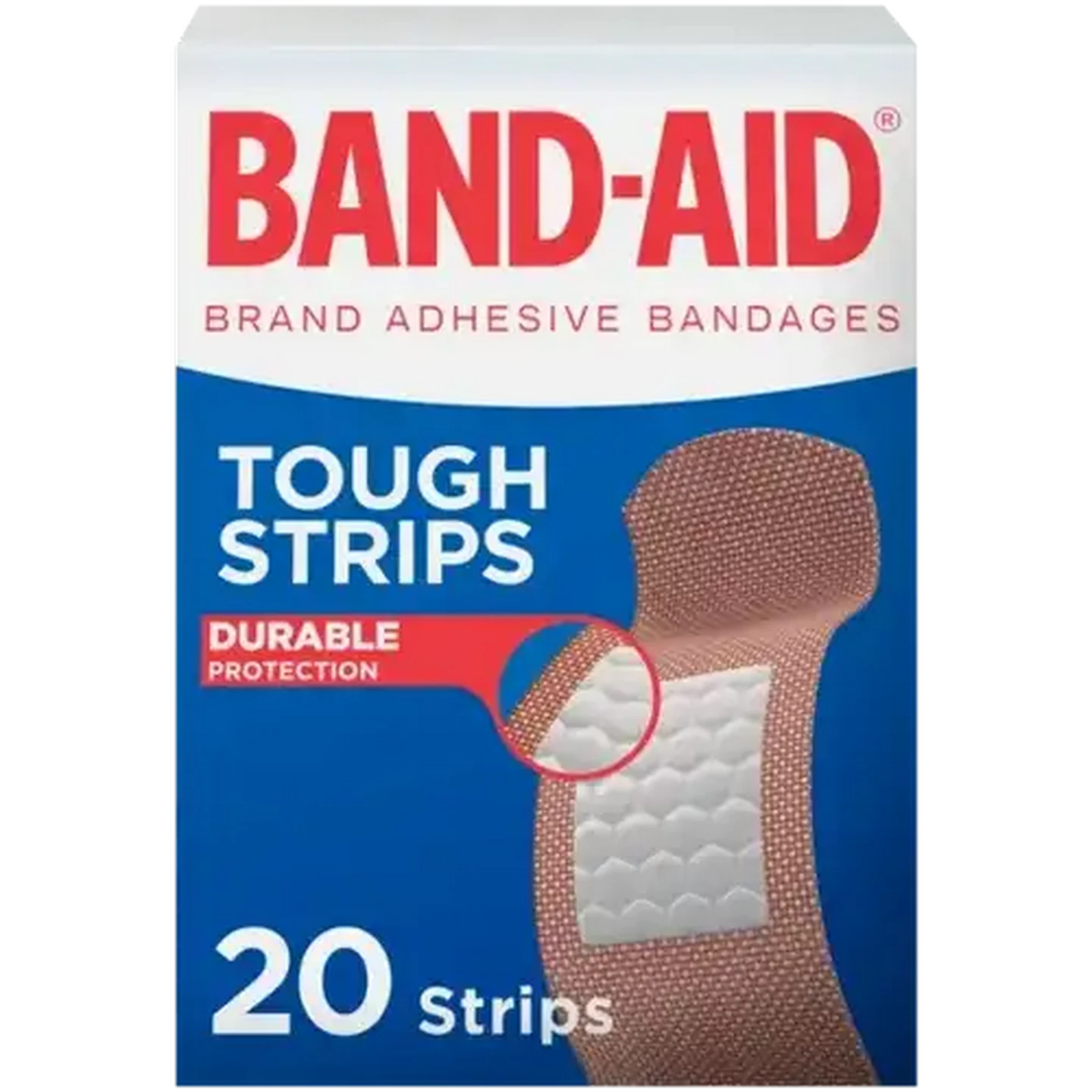 Image of Band-Aid Tough Strips Plasters 20 Pack