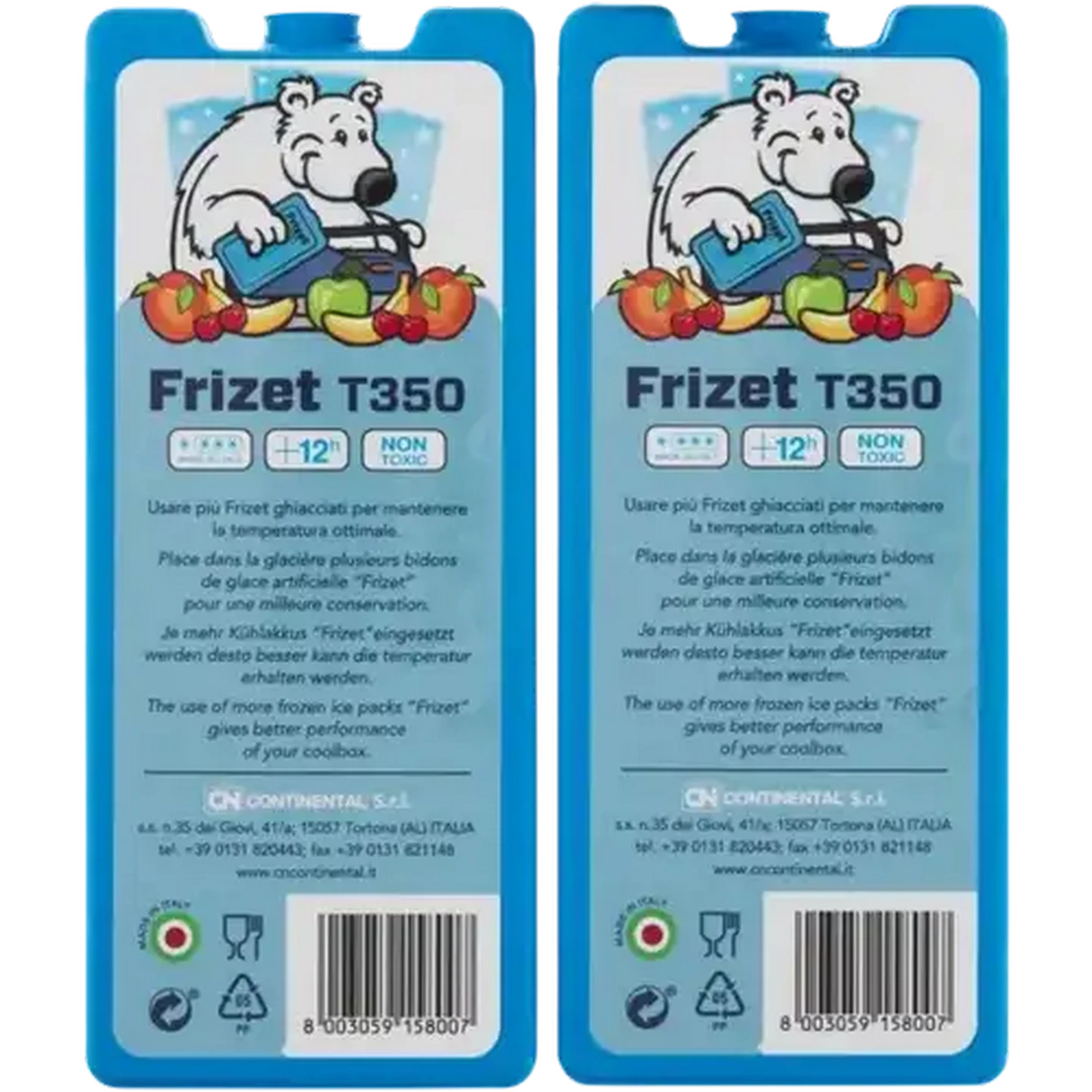 Image of Frizet Blue T350 Ice Bricks 2-Pack