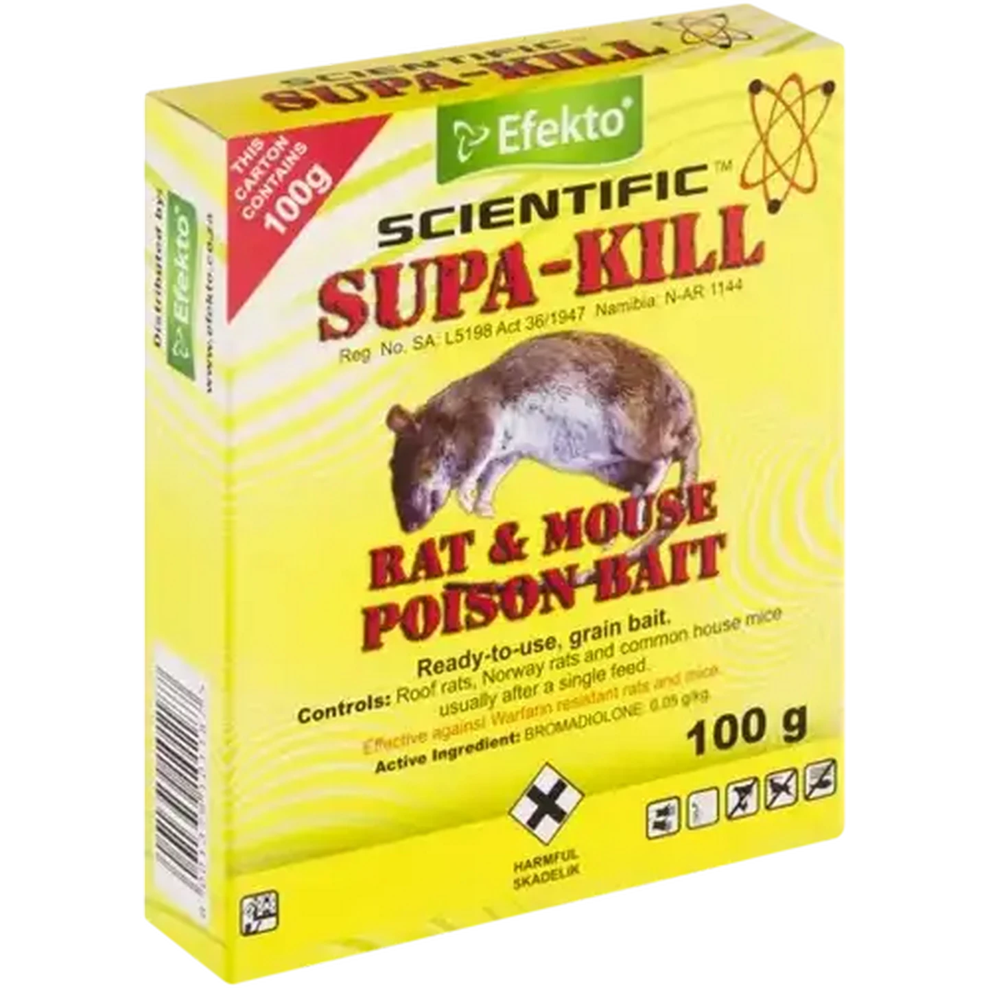 Image of Scientific SUPA-KILL Rat & Mouse Granular Poison 100g