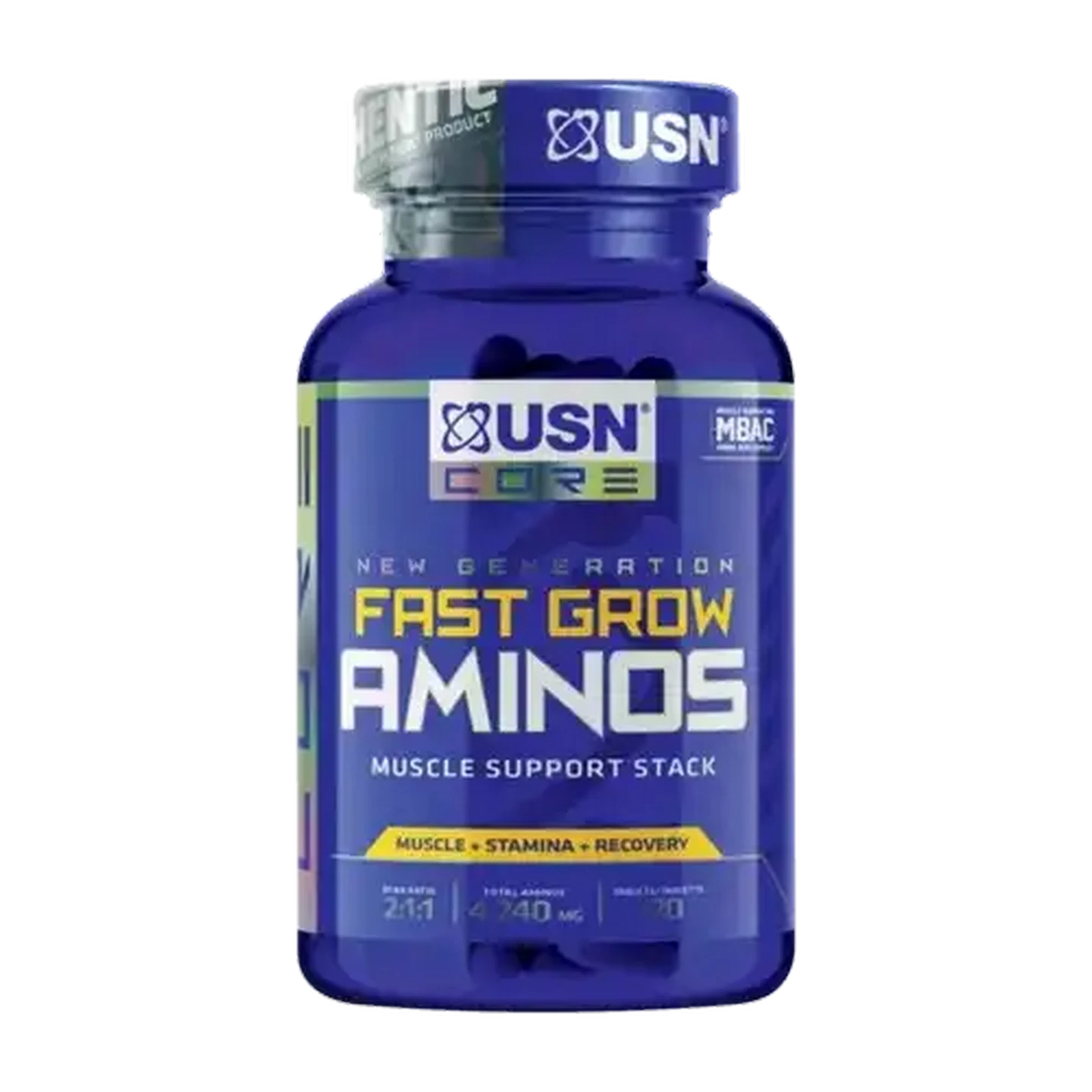 Image of USN Fast Grow Amino Muscle Support Stack Tablets 120 Pack