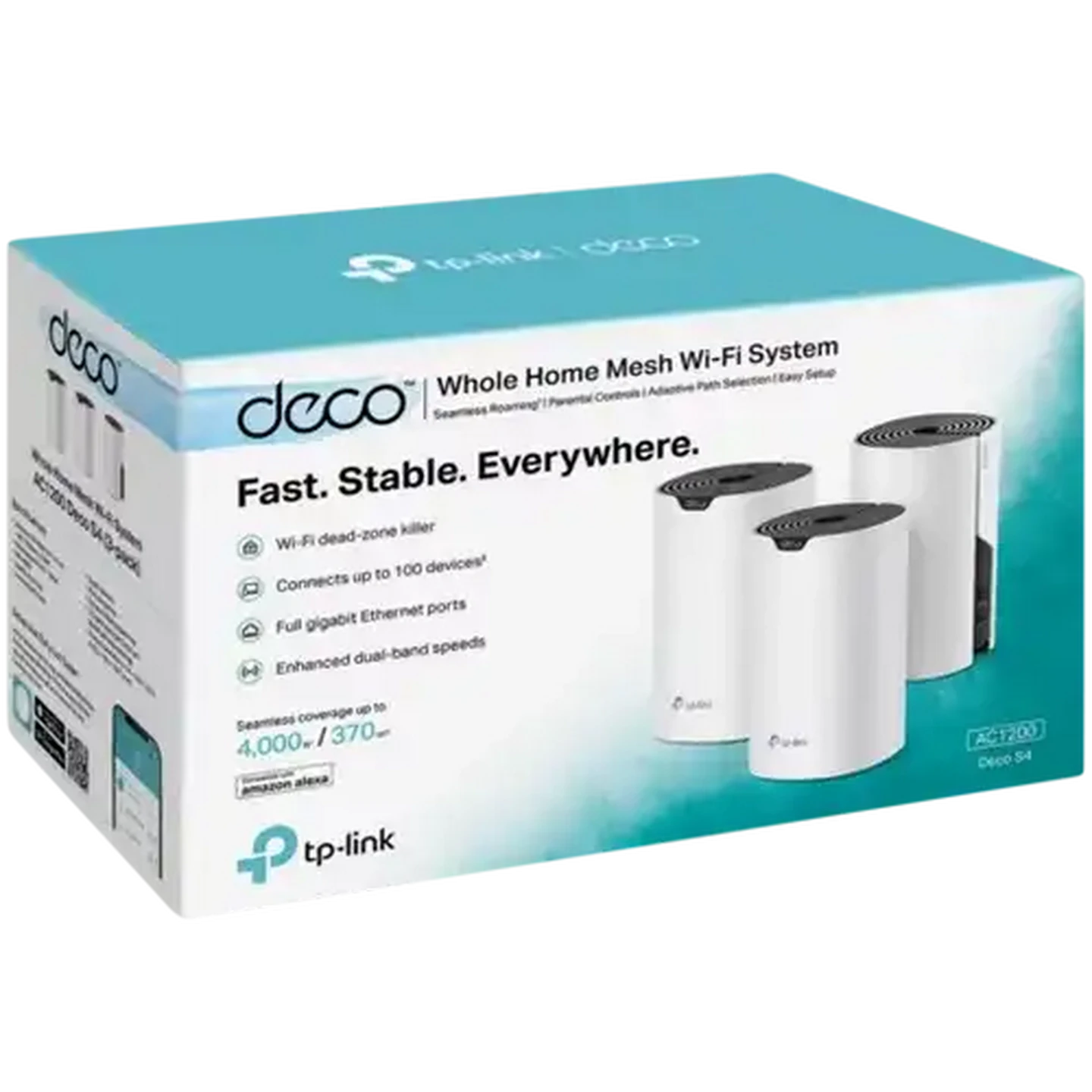 Image of TP-Link White Deco S4 Router 3 Piece