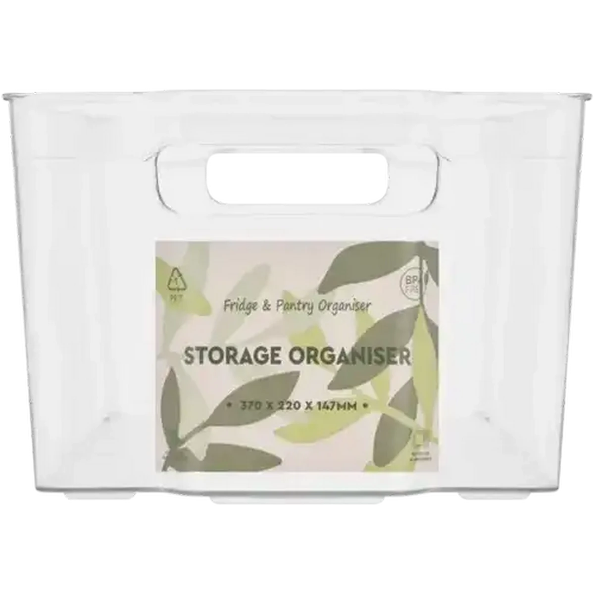 Checkers Sixty60 | Fridge & Pantry Large Clear Plastic Storage Organiser