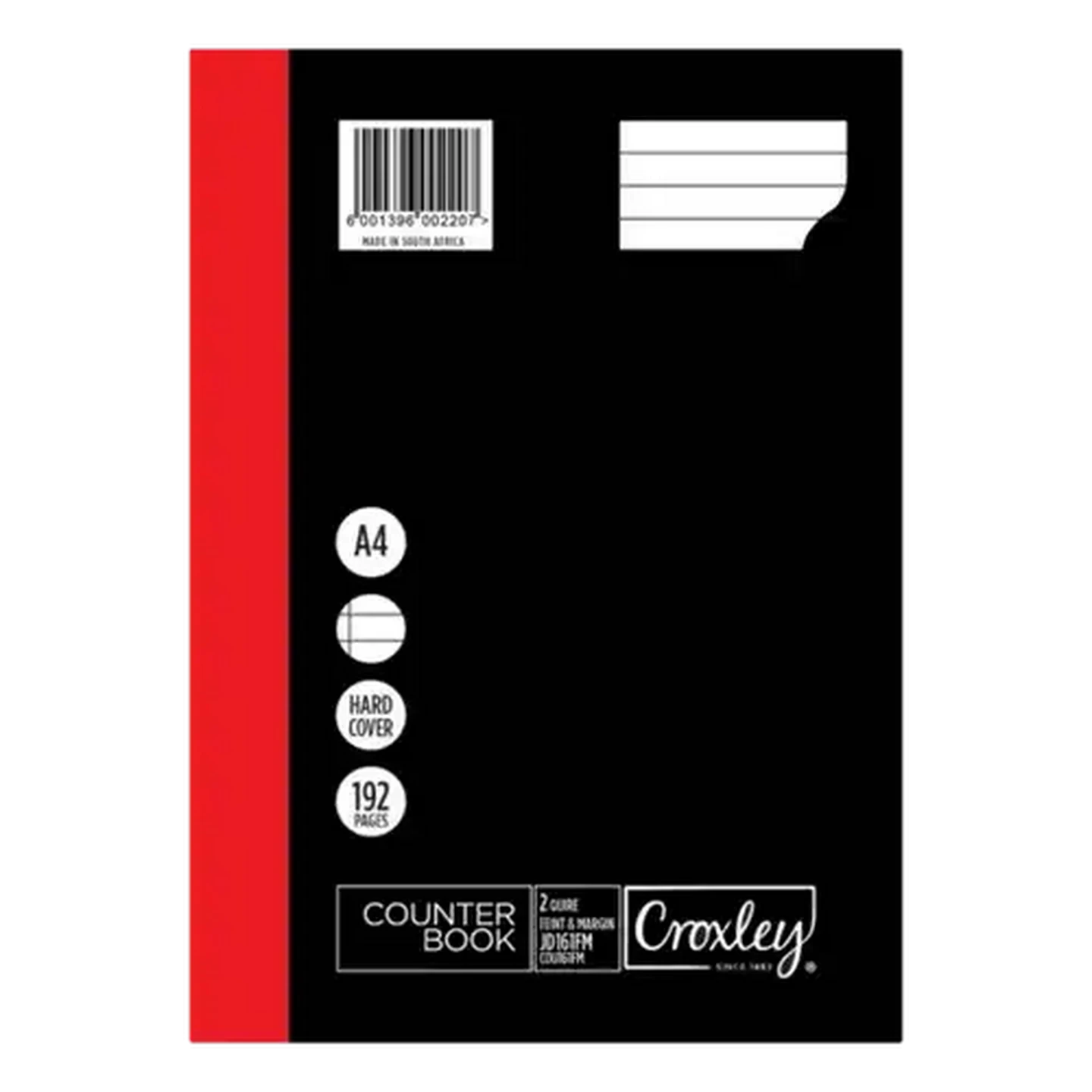 Checkers Sixty60 | Croxley A4 Feint & Margin Counter Book 192 Pages