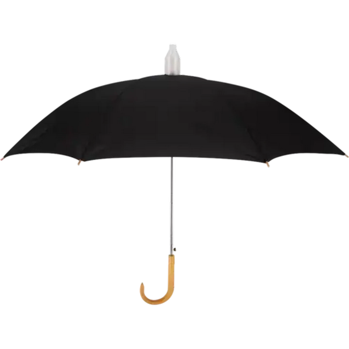Image of Poppins Black Auto Stick Umbrella