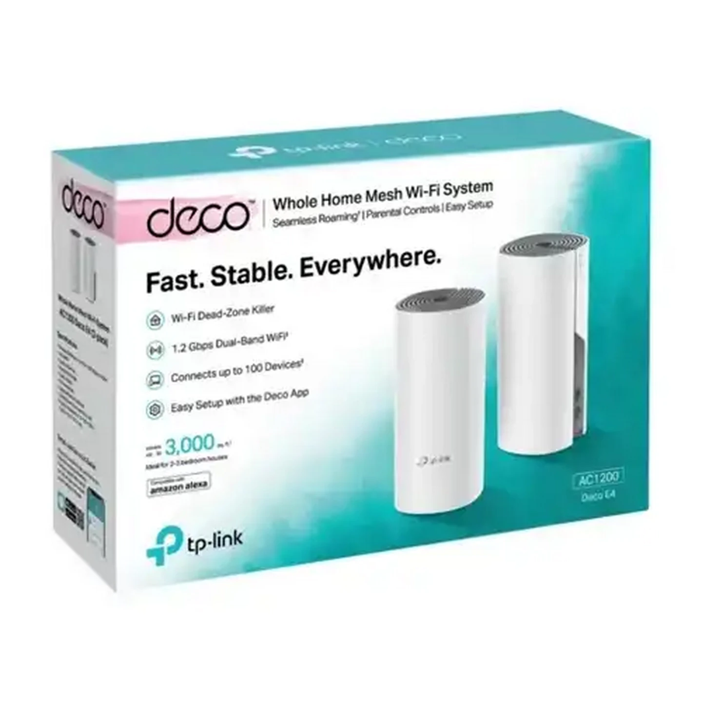 Image of TP-Link White Deco E4 Router 2 Piece