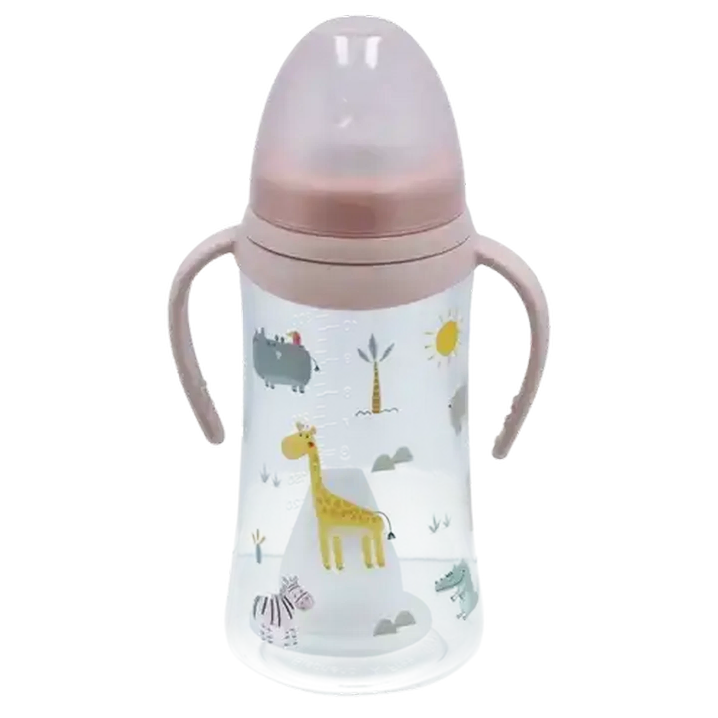Image of Jolly Tots Wide Neck Bottle with Handles 0 Months+ 360ml (Design May Vary)