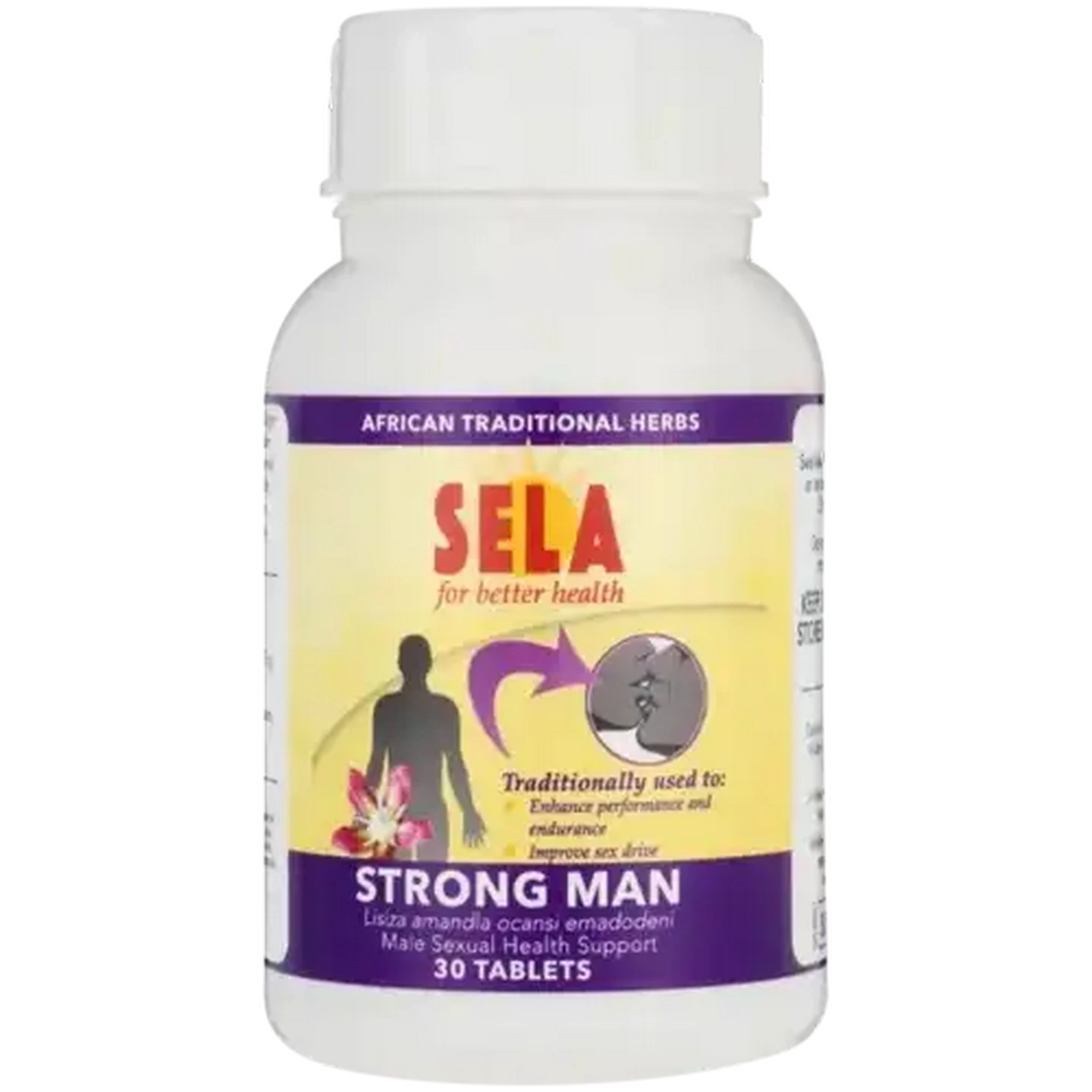 Image of Sela Strong Man Sexual Health Support 30 Tablets