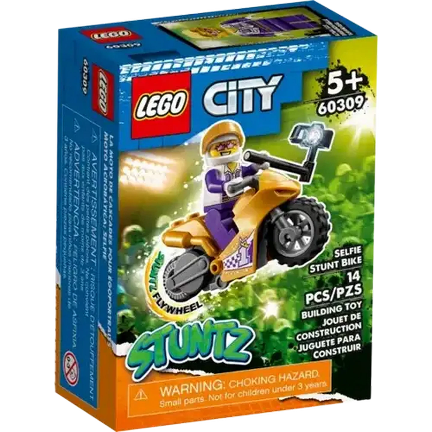 Image of LEGO® City Stuntz Selfie Stunt Bike (60309)