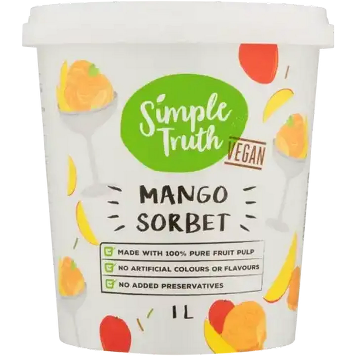 Checkers Sixty60 | Simple Truth Vegan Mango Sorbet 1L