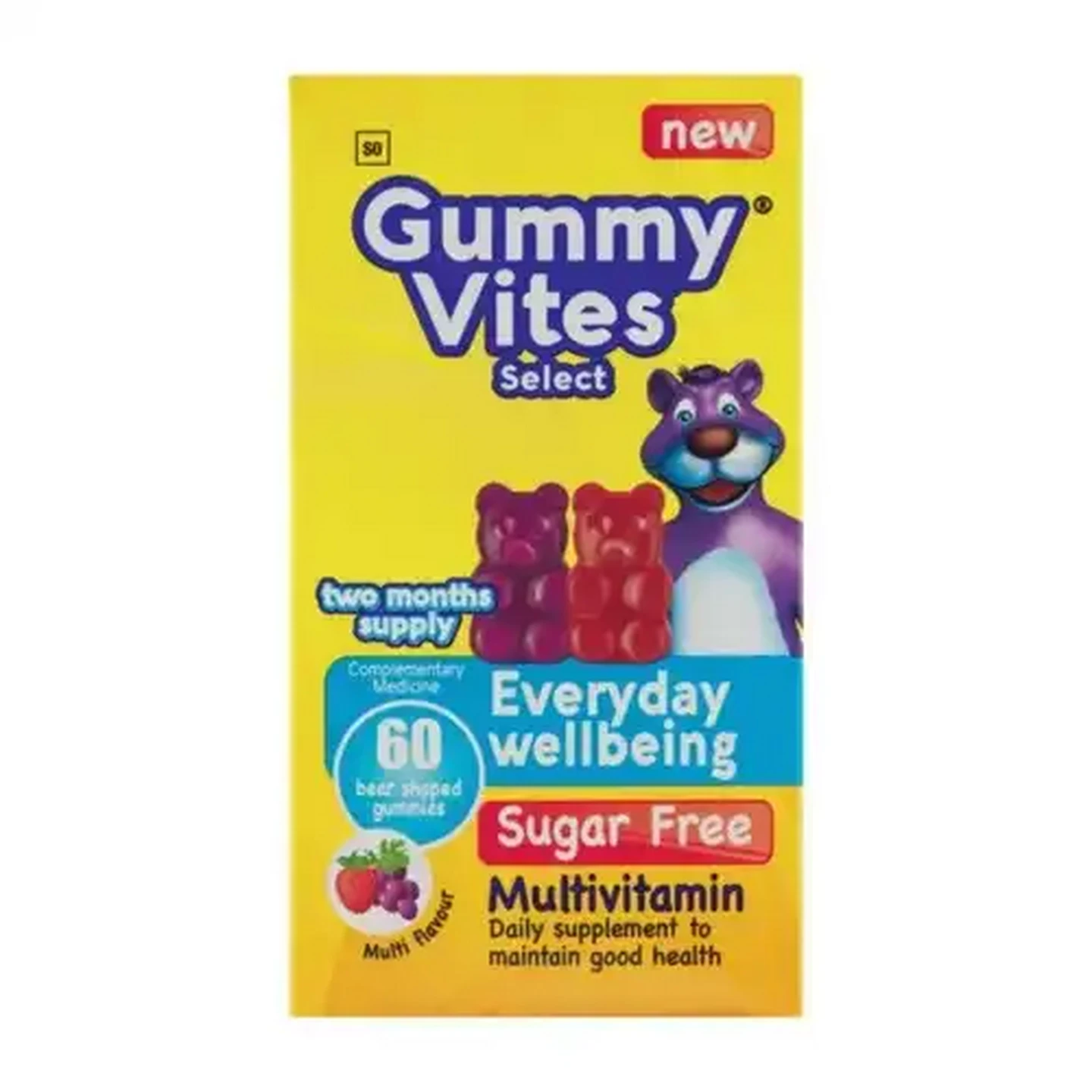 Image of Gummy Vites Sugar Free Daily Multivitamin Gummies 60 Pack