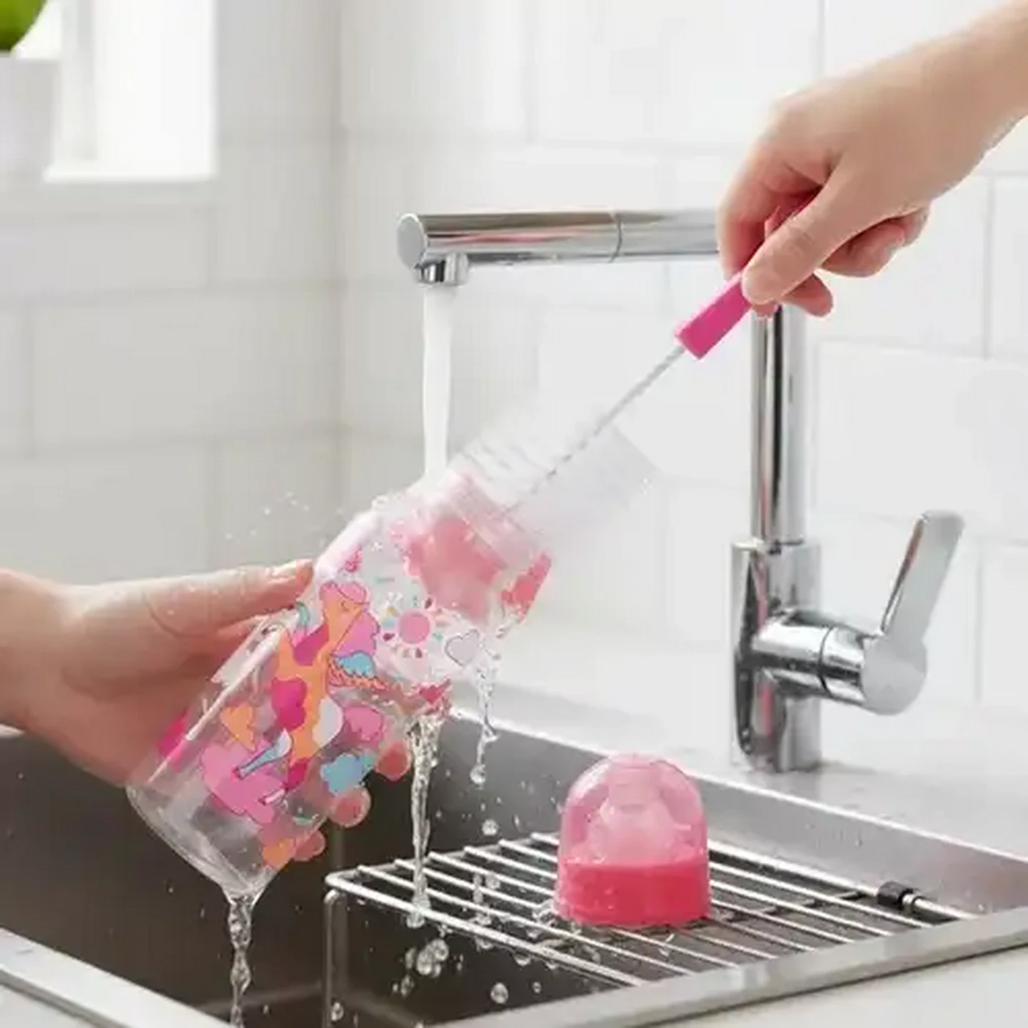 Image of Jolly Tots Bottles with Brush Value Pack 3 Piece