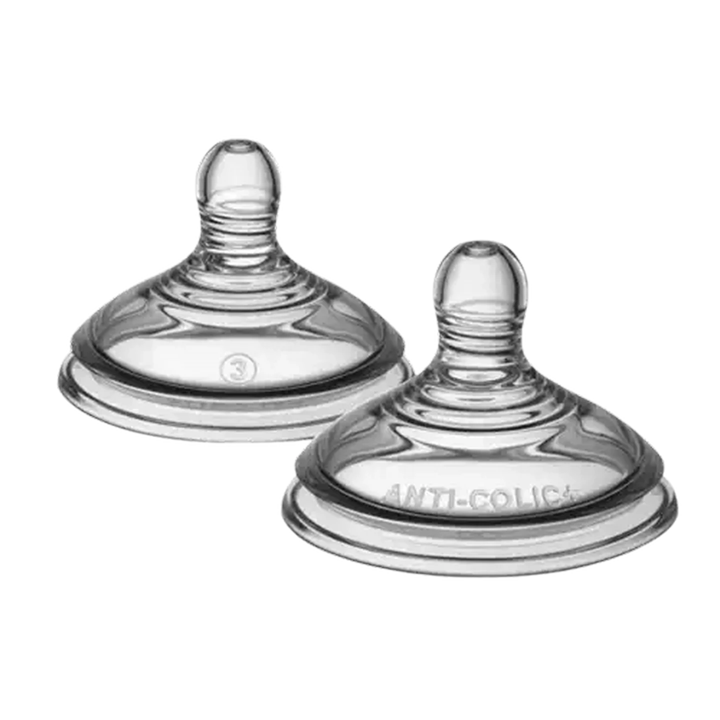 Image of Tommee Tippee Natural Start Anti Colic Fast Flow Teats 6 Months + 2-Pack