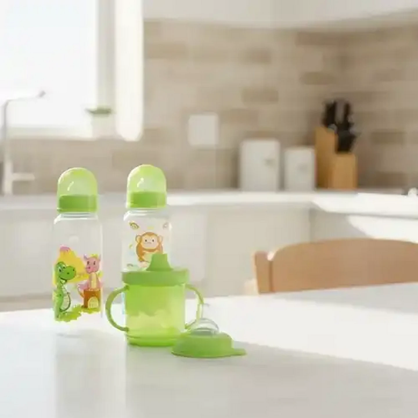 Image of Jolly Tots Bottle & Cup Value Pack 6 Months (Colour May Vary)