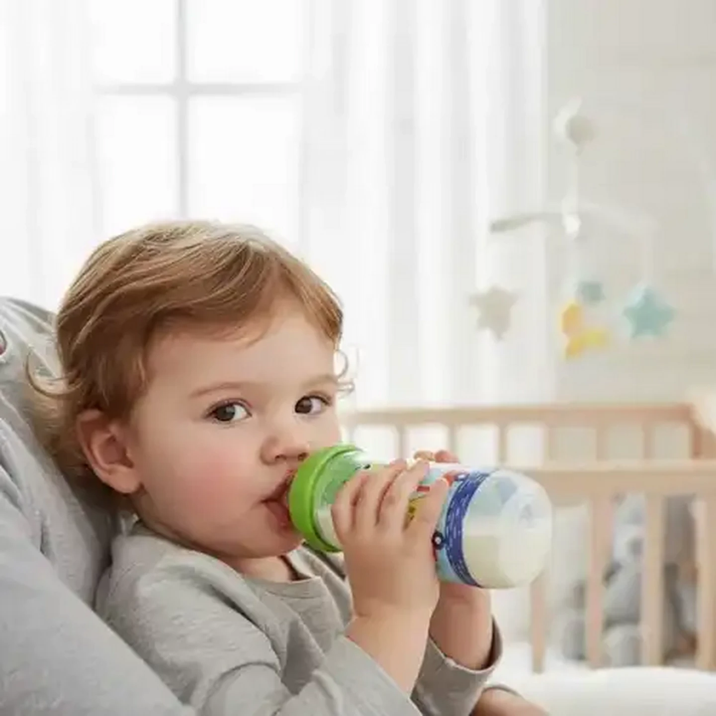 Image of Jolly Tots 3+ Months Basic Feeding Bottle 250ml
