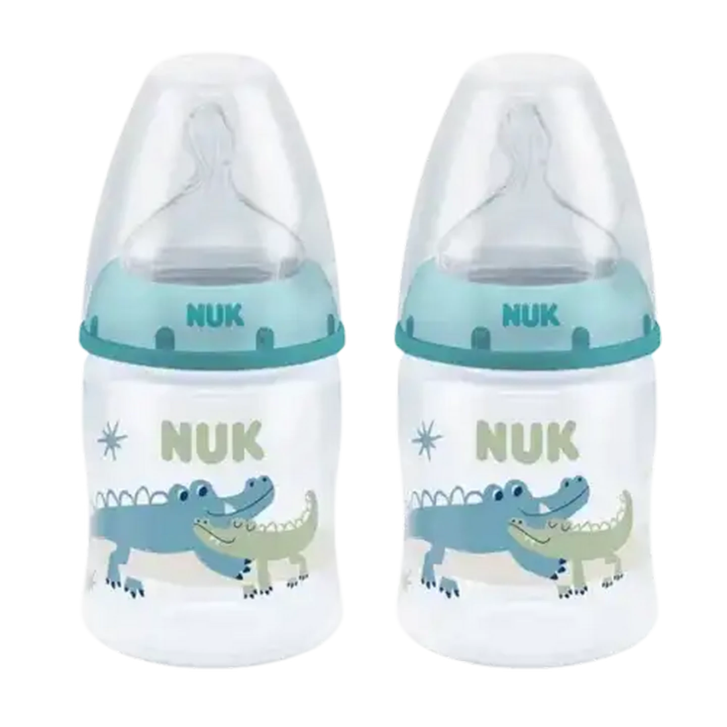 Image of NUK First Choice+ Baby Bottle 0-6 Months 150ml 2-Pack (Design May Vary)