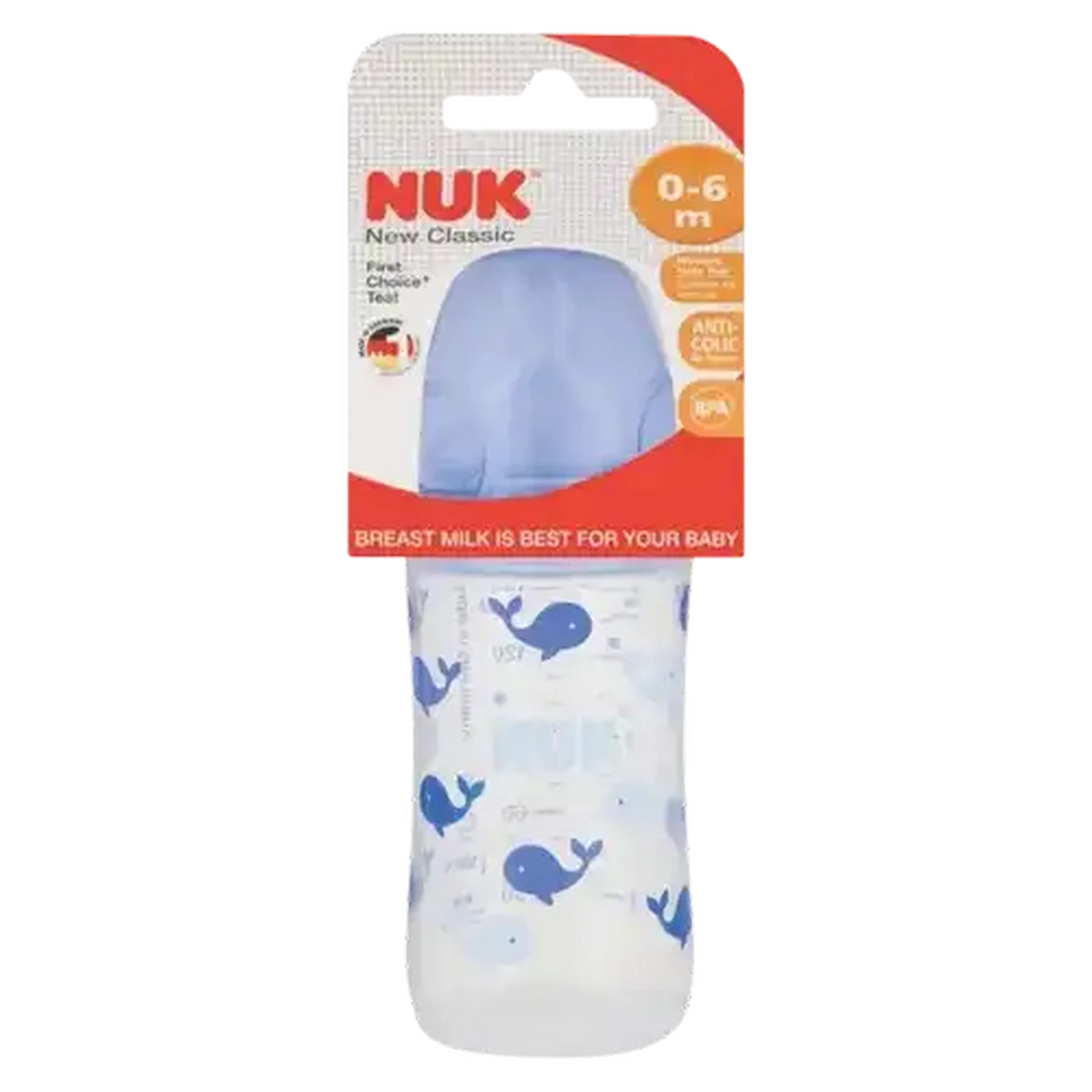 Image of NUK Classic First Choice 150ml Baby Bottle 0-6 Months