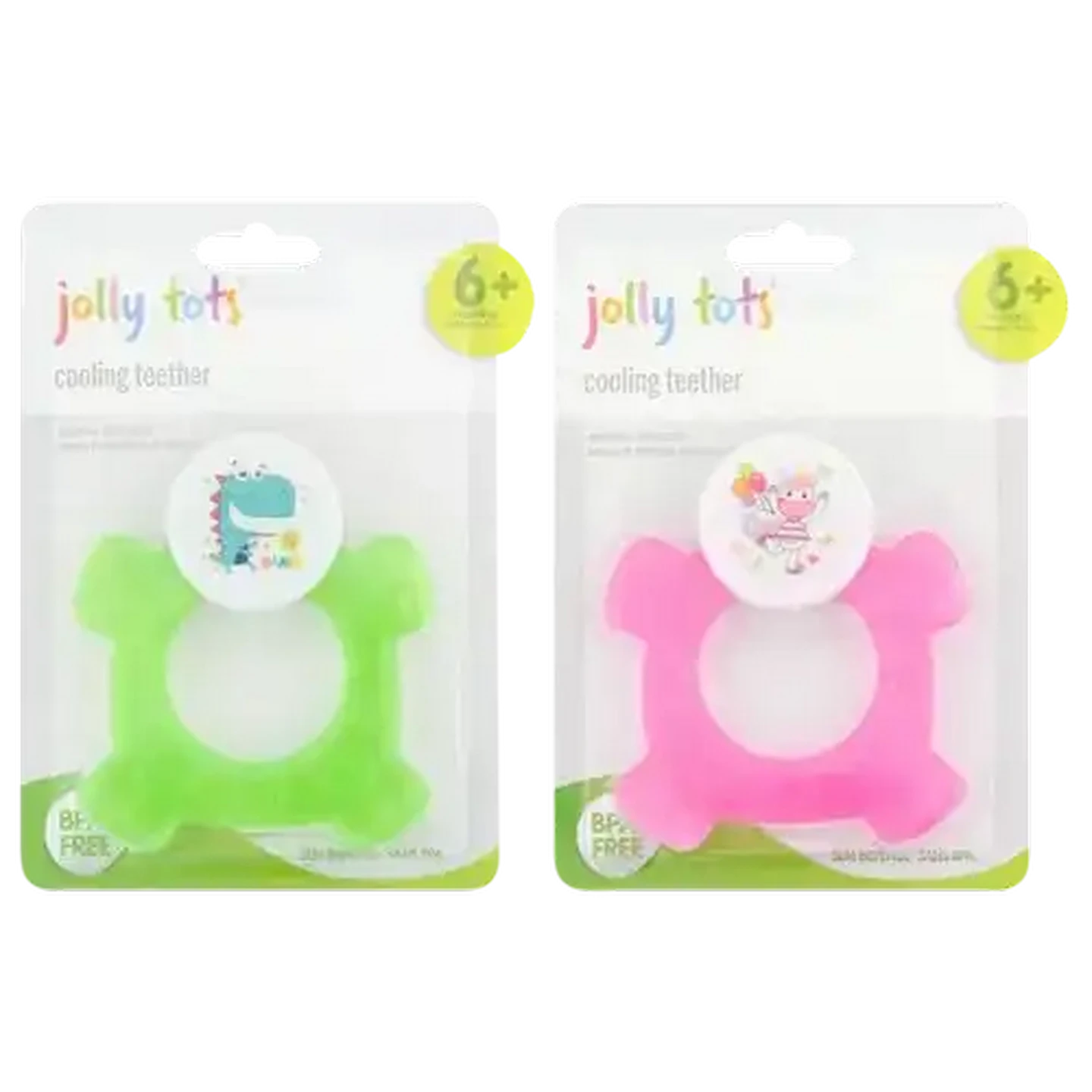 Image of Jolly Tots Cooling Teether 6 Months + (Colour May Vary)