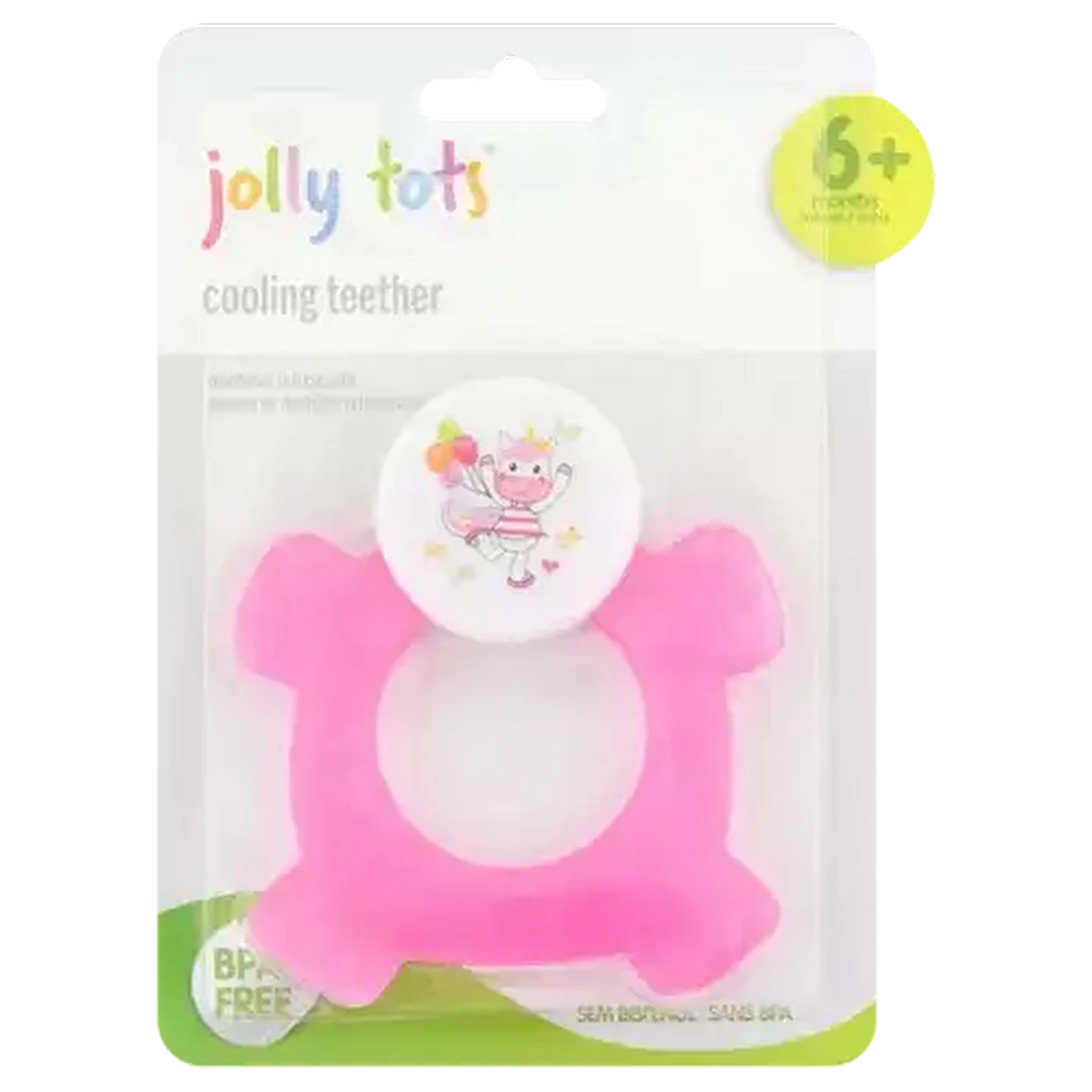 Image of Jolly Tots Cooling Teether 6 Months + (Colour May Vary)