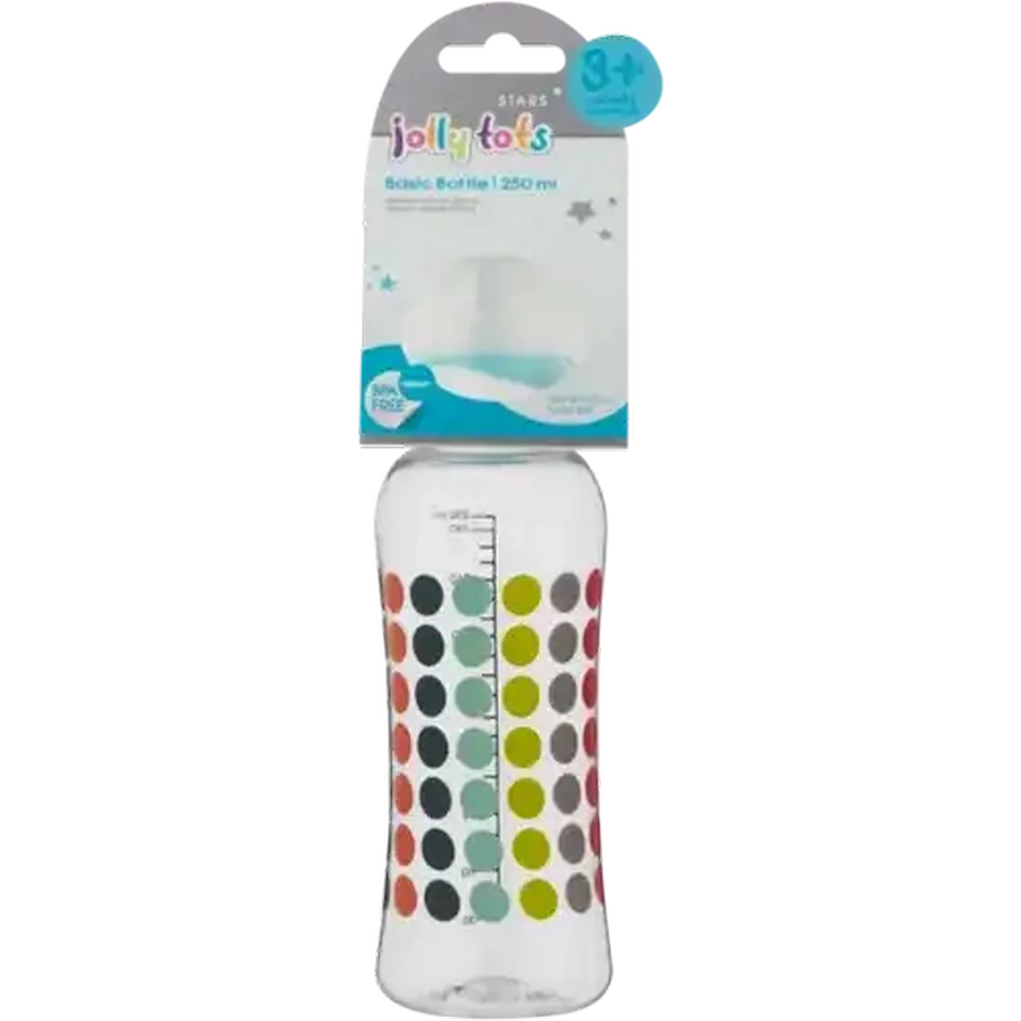 Image of Jolly Tots Basic Bottle 250ml 3 Months +