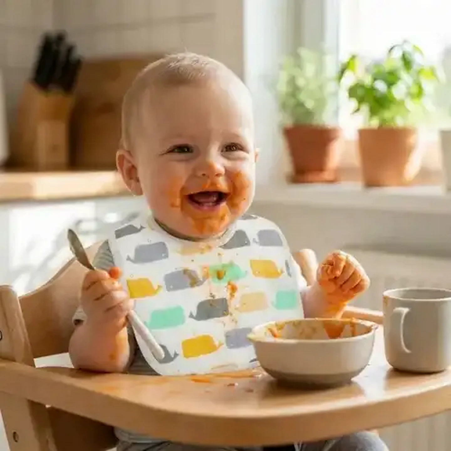 Image of Jolly Tots Stars Bamboo Mika Bib 2-Pack