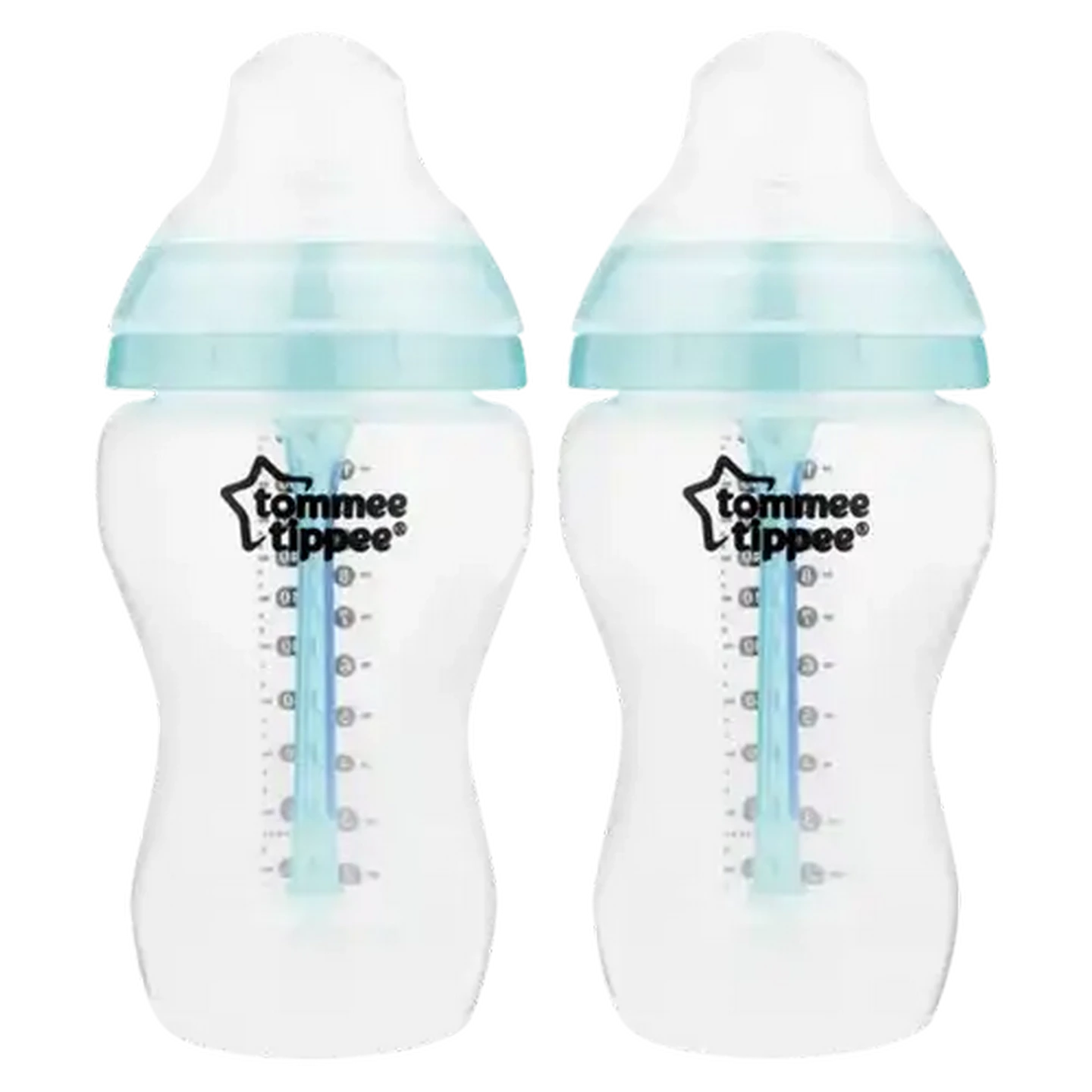 Image of Tommee Tippee Closer to Nature Advanced Anti Colic Bottles 3+ Months 2 x 340ml