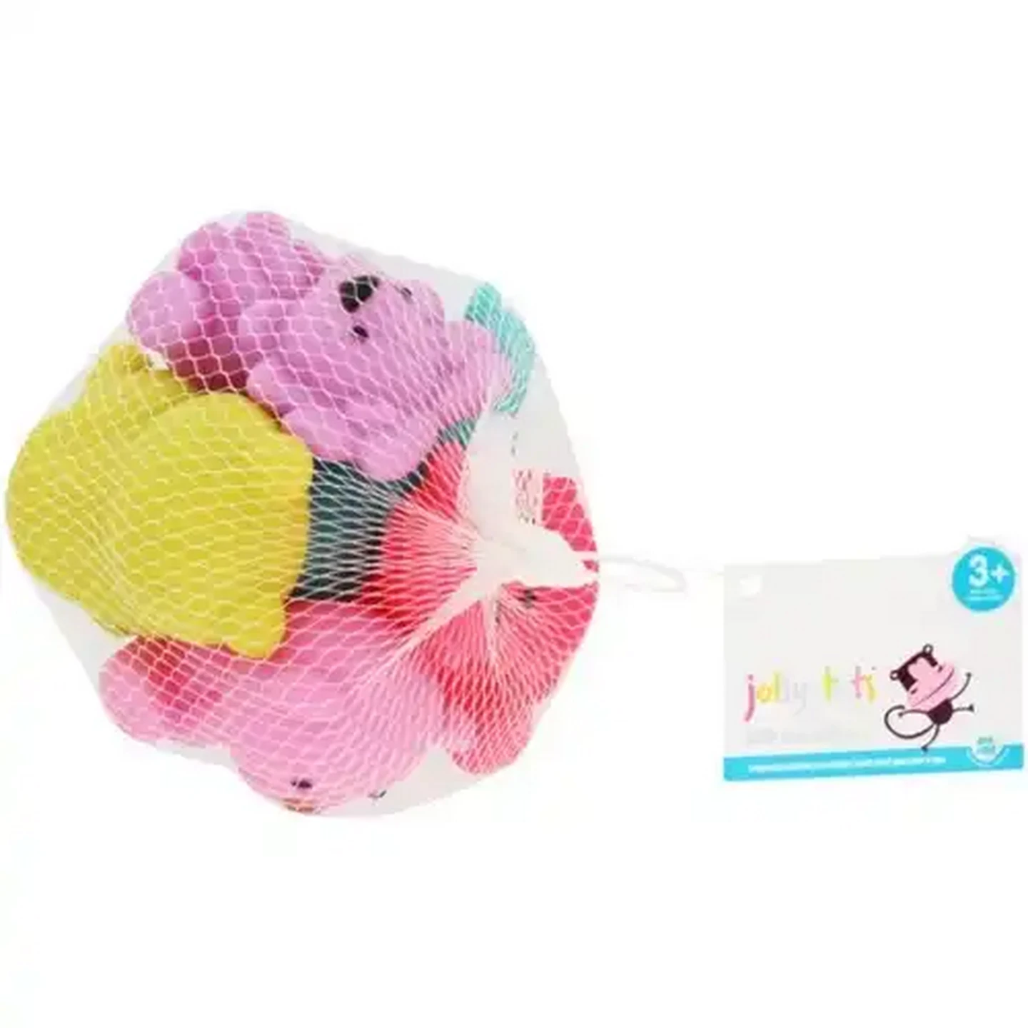 Image of Jolly Tots Animal Squeakers Bath Toys 5 Piece