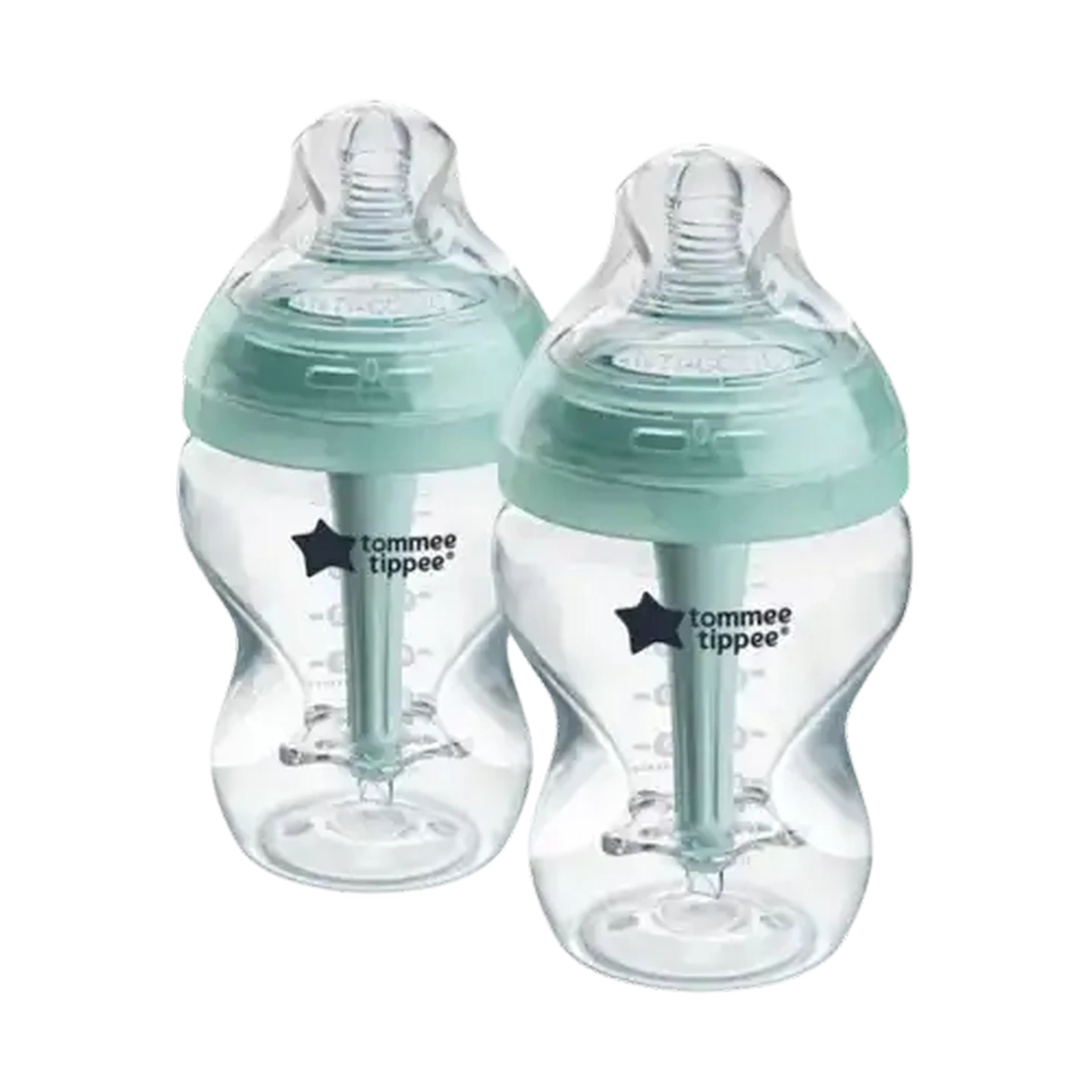 Image of Tommee Tippee Advanced anti-colic 260ml self-sterilising bottle 2-Pack 0 months +