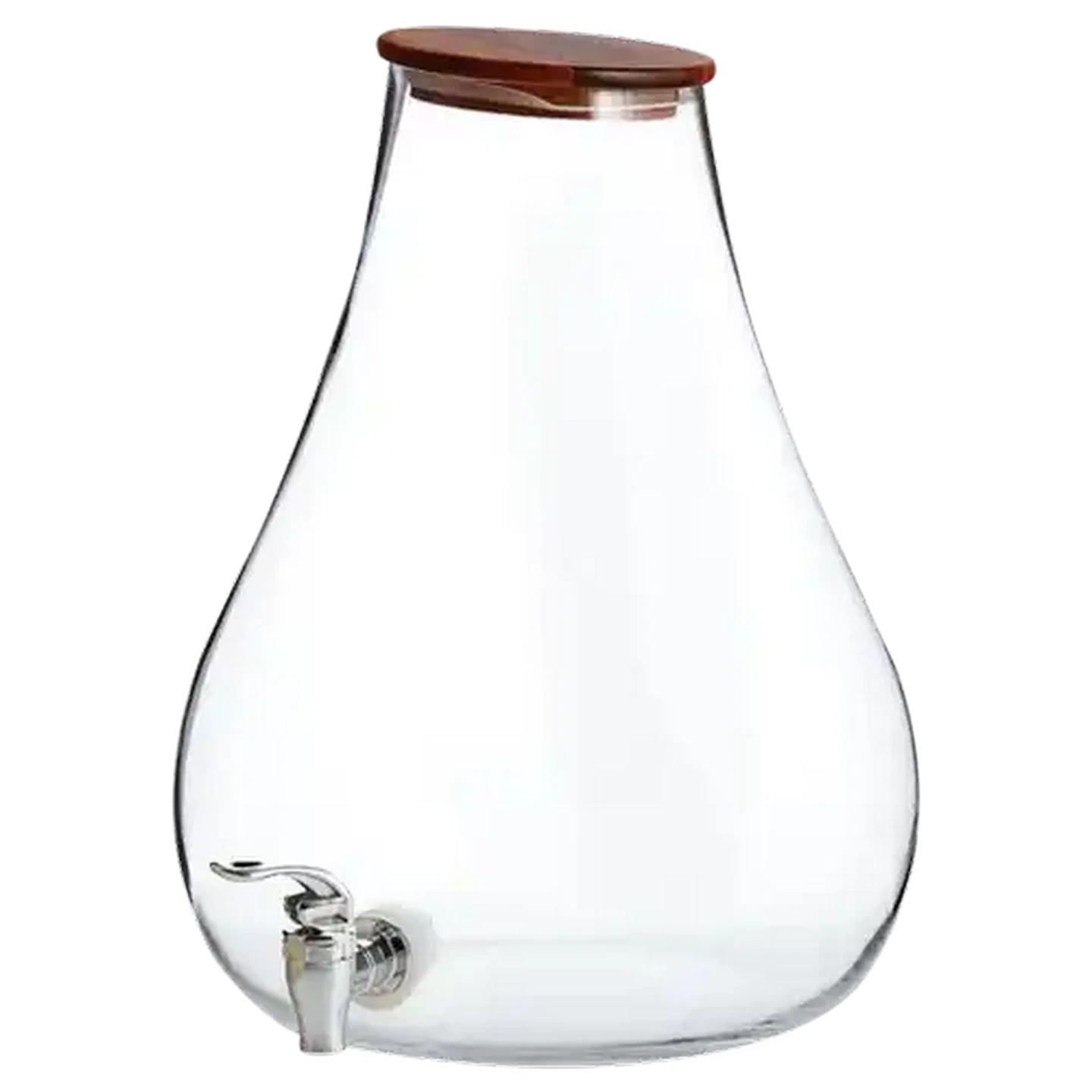 Checkers Sixty60 | Zest Glass Drink Dispenser with Acacia Wood Lid 9L