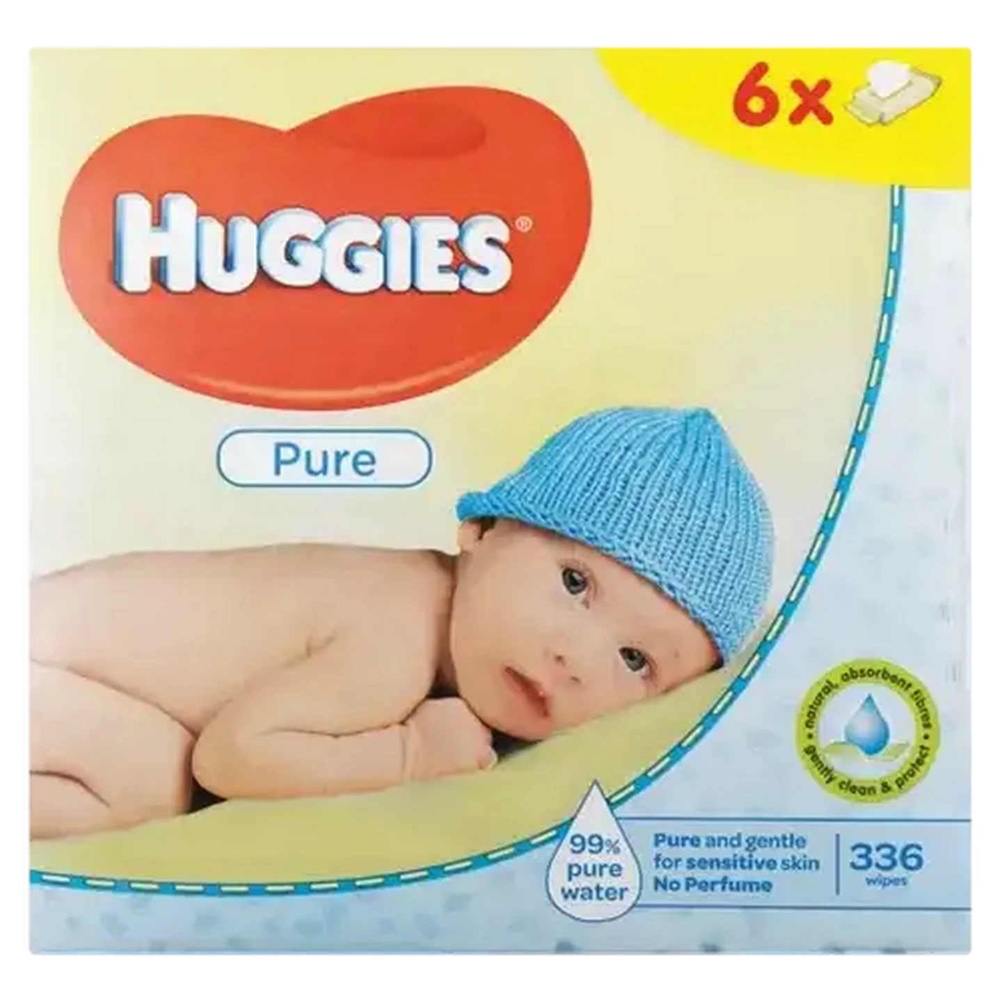 Image of Huggies Pure Wipes 336 Pack