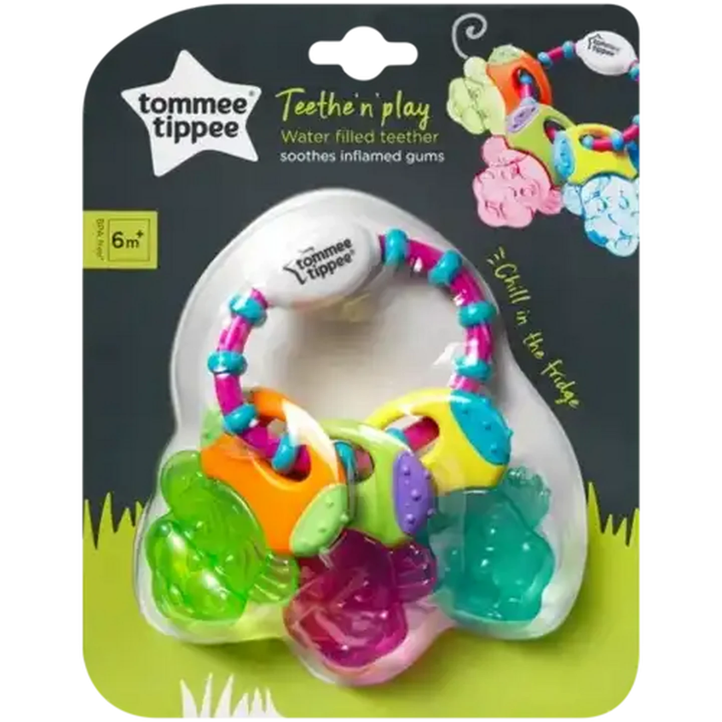 Image of Tommee Tippee Closer to Nature Teethe & Play Teether 6+ Months