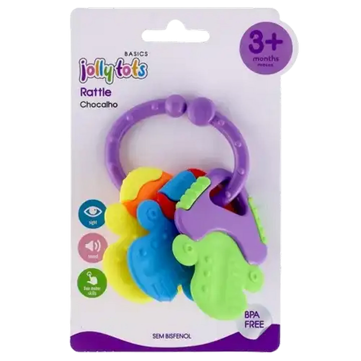 Image of Jolly Tots Rattle Toy 3 Months+