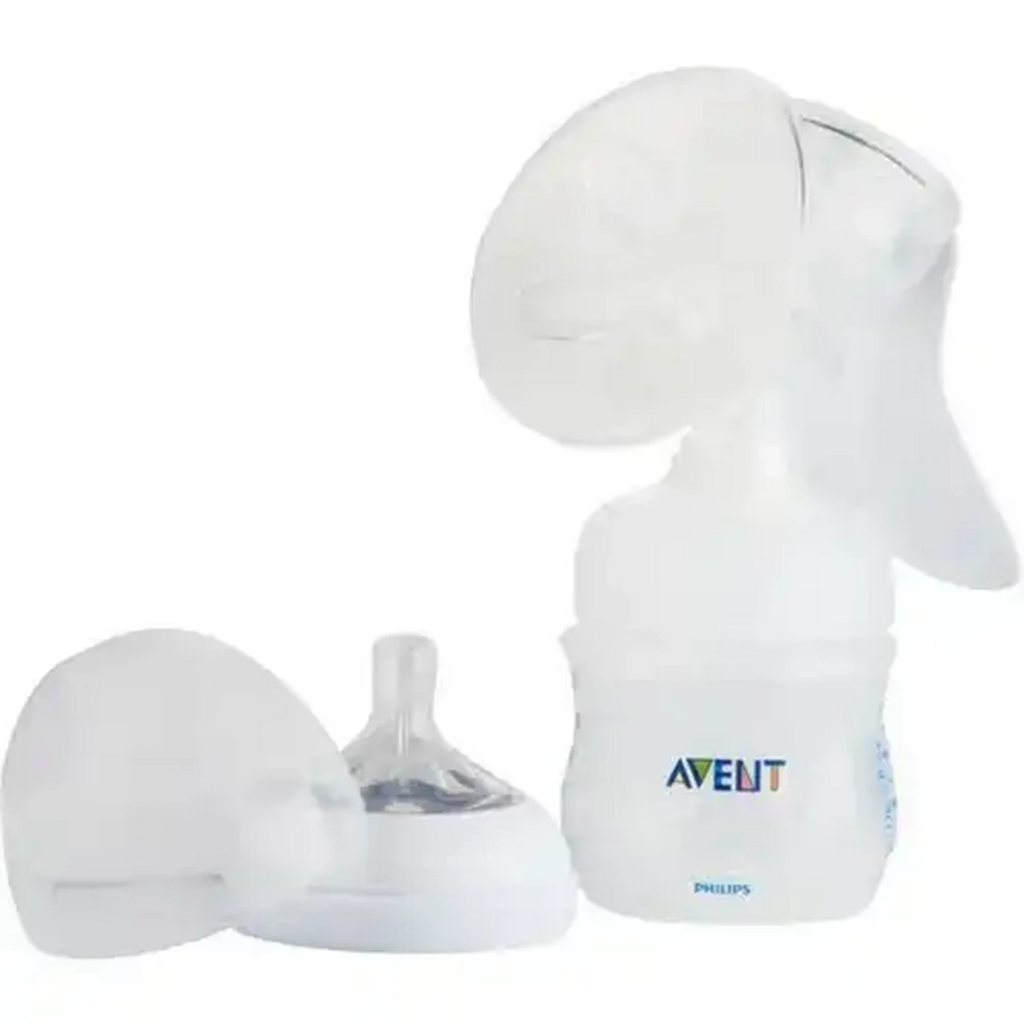 Image of Avent Manual Breast Pump & Bottle 3 Piece