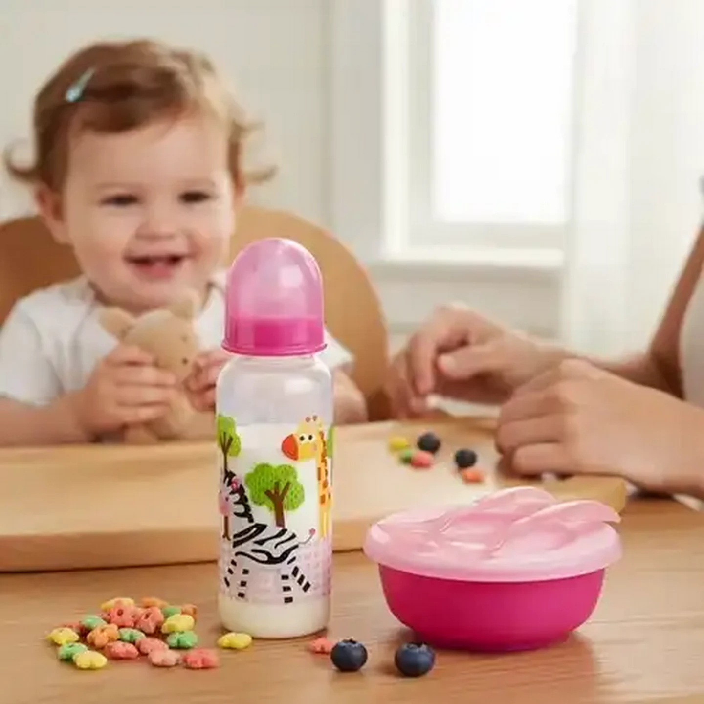 Image of Jolly Tots 6 Months Bottle & Bowl Value Pack 250ml