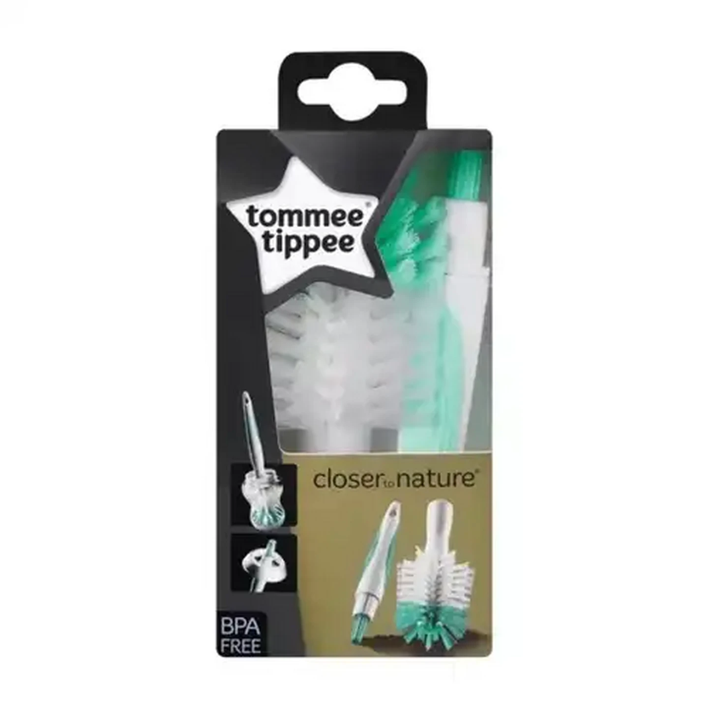 Image of Tommee Tippee 2 in 1 Bottle Brush (Colour May Vary)